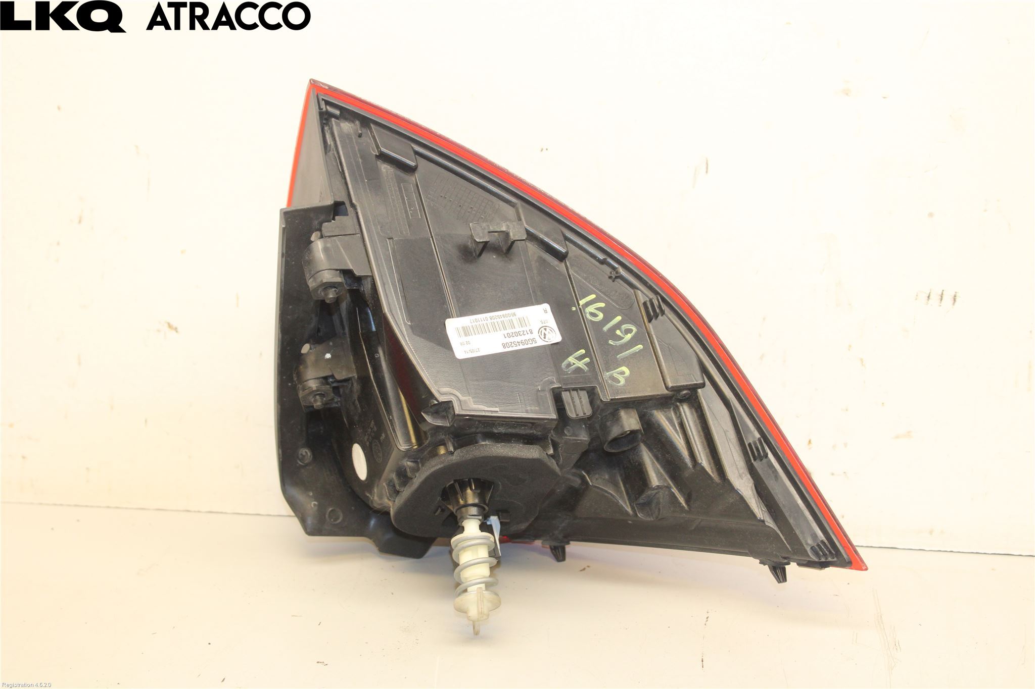 Volkswagen VW GOLF / E-GOLF VII 13-20 Baklykt Høyre