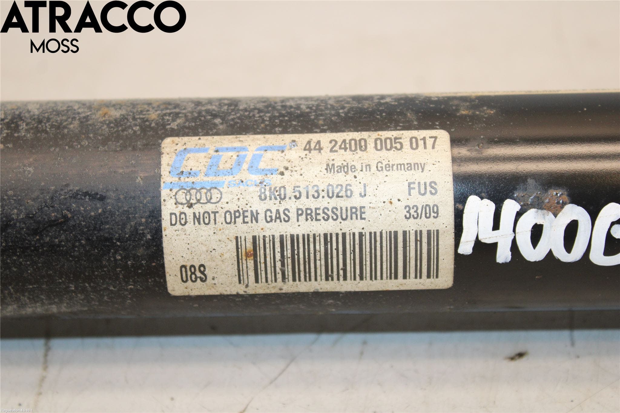 Audi A4/S4 08-11 Støtdemper Bak