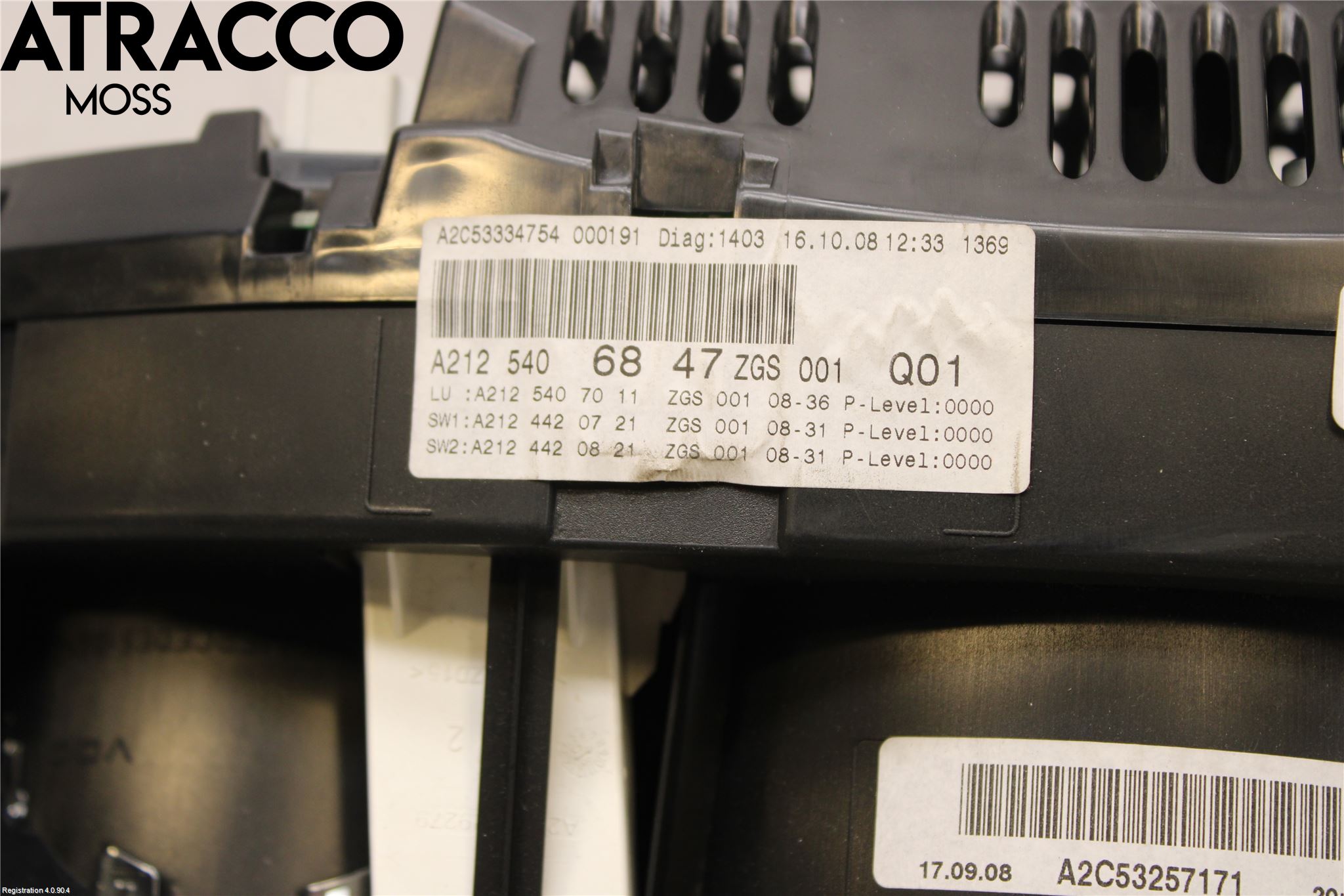 Mercedes-Benz MB E-KLASS (W212) 09-16 Instr Kombinert