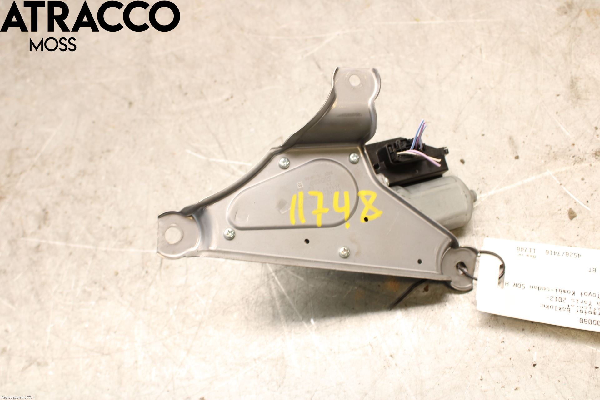 Toyota YARIS XP130 12-14 Viskermotor Bakluke