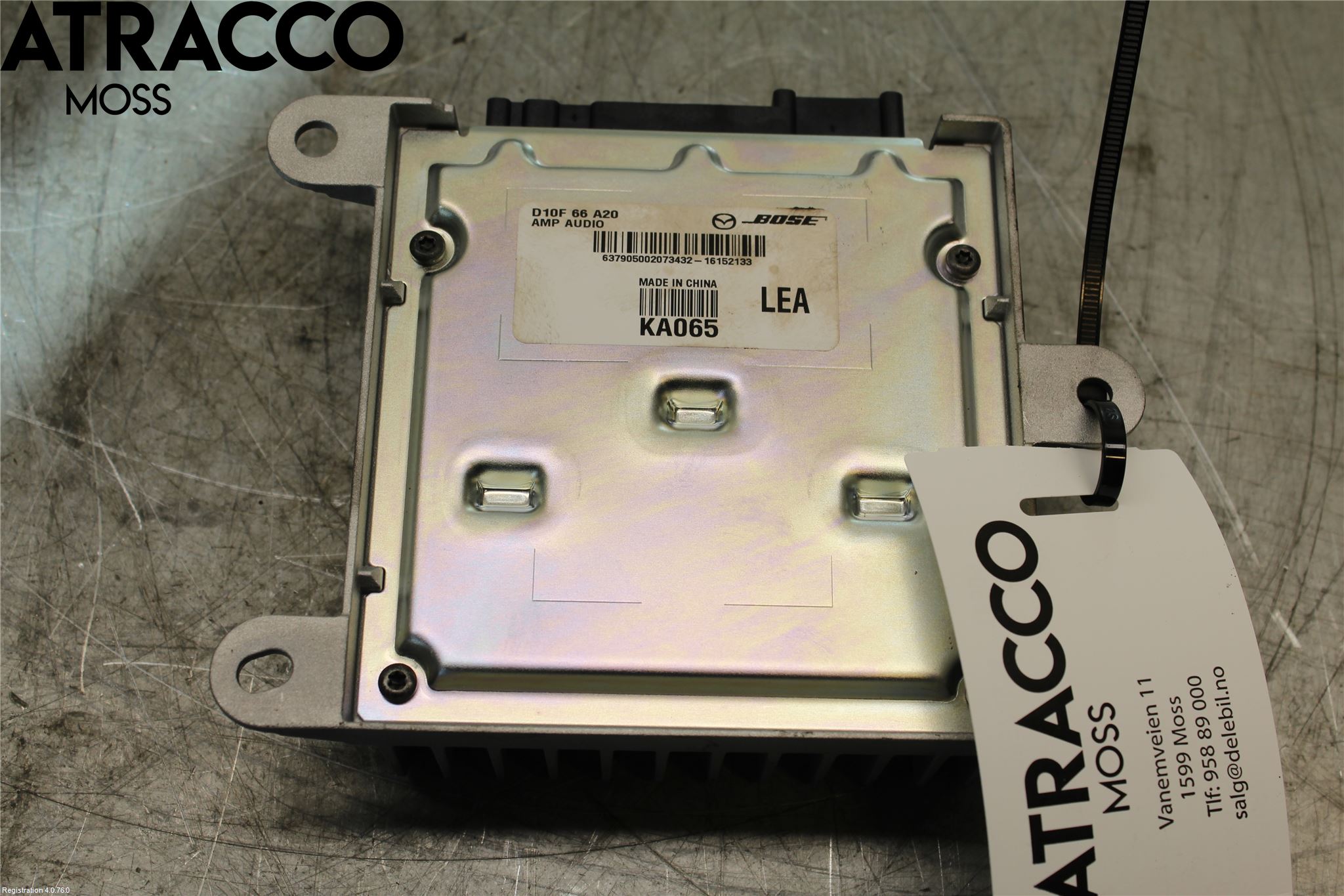 Mazda CX-3 Stereo Forsterker