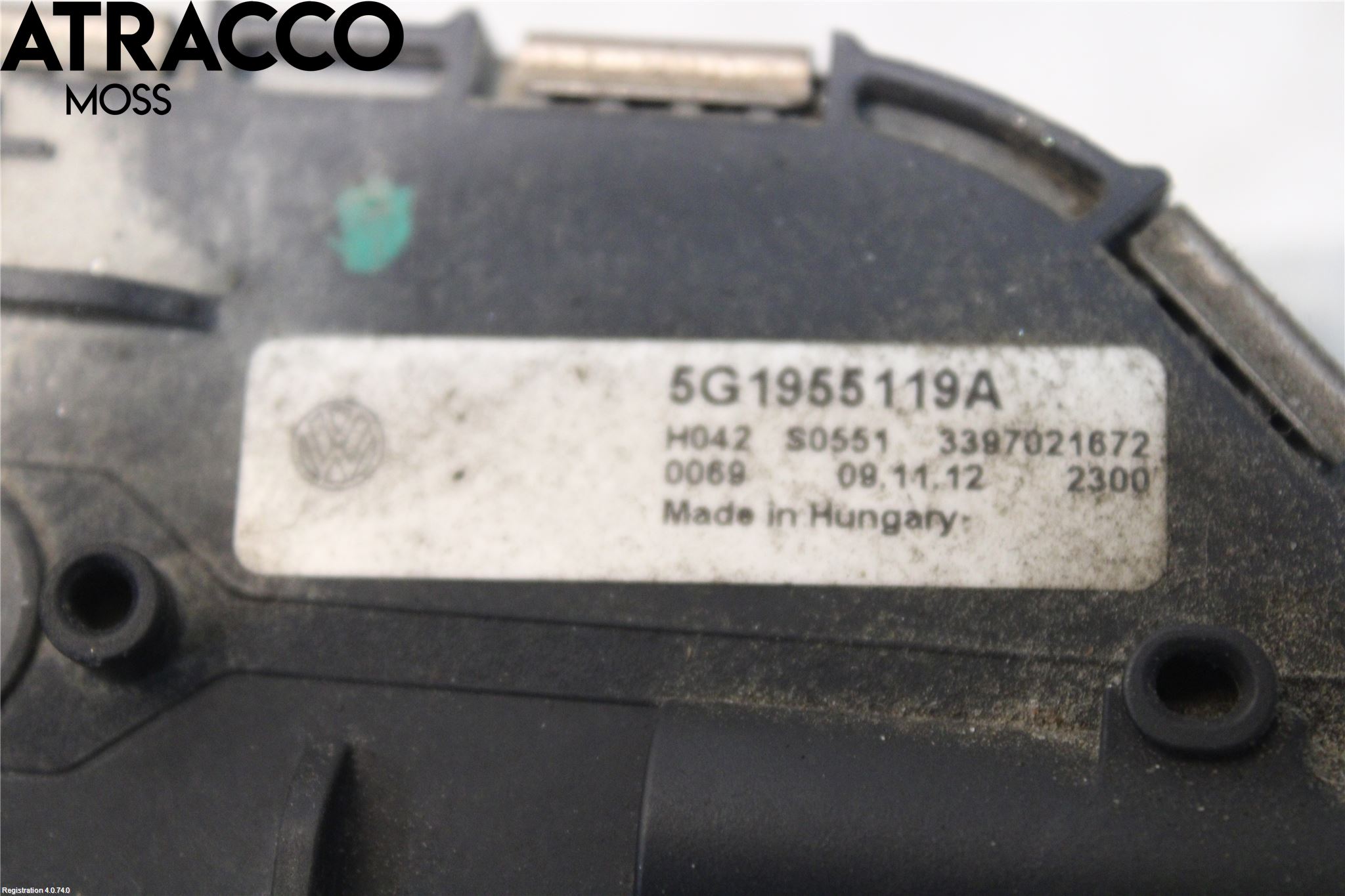 Volkswagen VW GOLF / E-GOLF VII 13-20 Viskermotor Frontrute