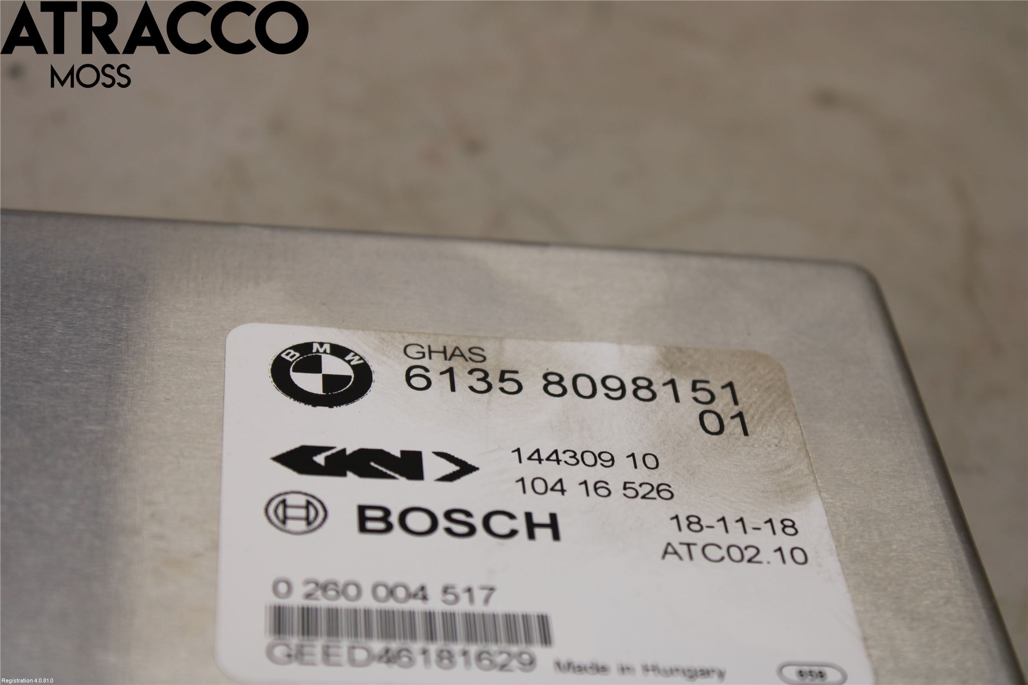 BMW 2 F22/F23/F87 Coupé/Cab 13-21 Styreenhet Øvrig