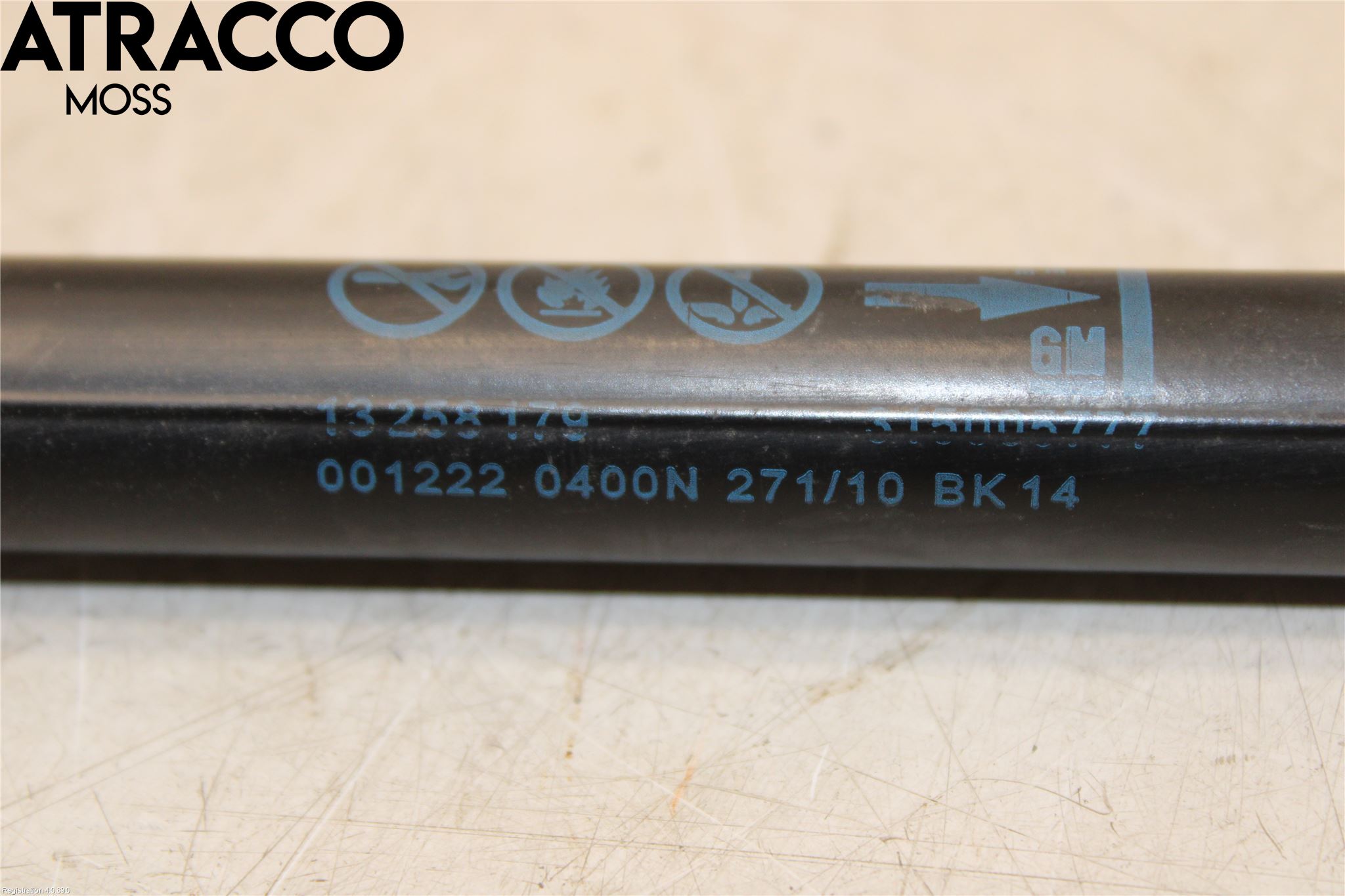 Opel ASTRA J 10-15 Bakluke Demper-Gassfjær