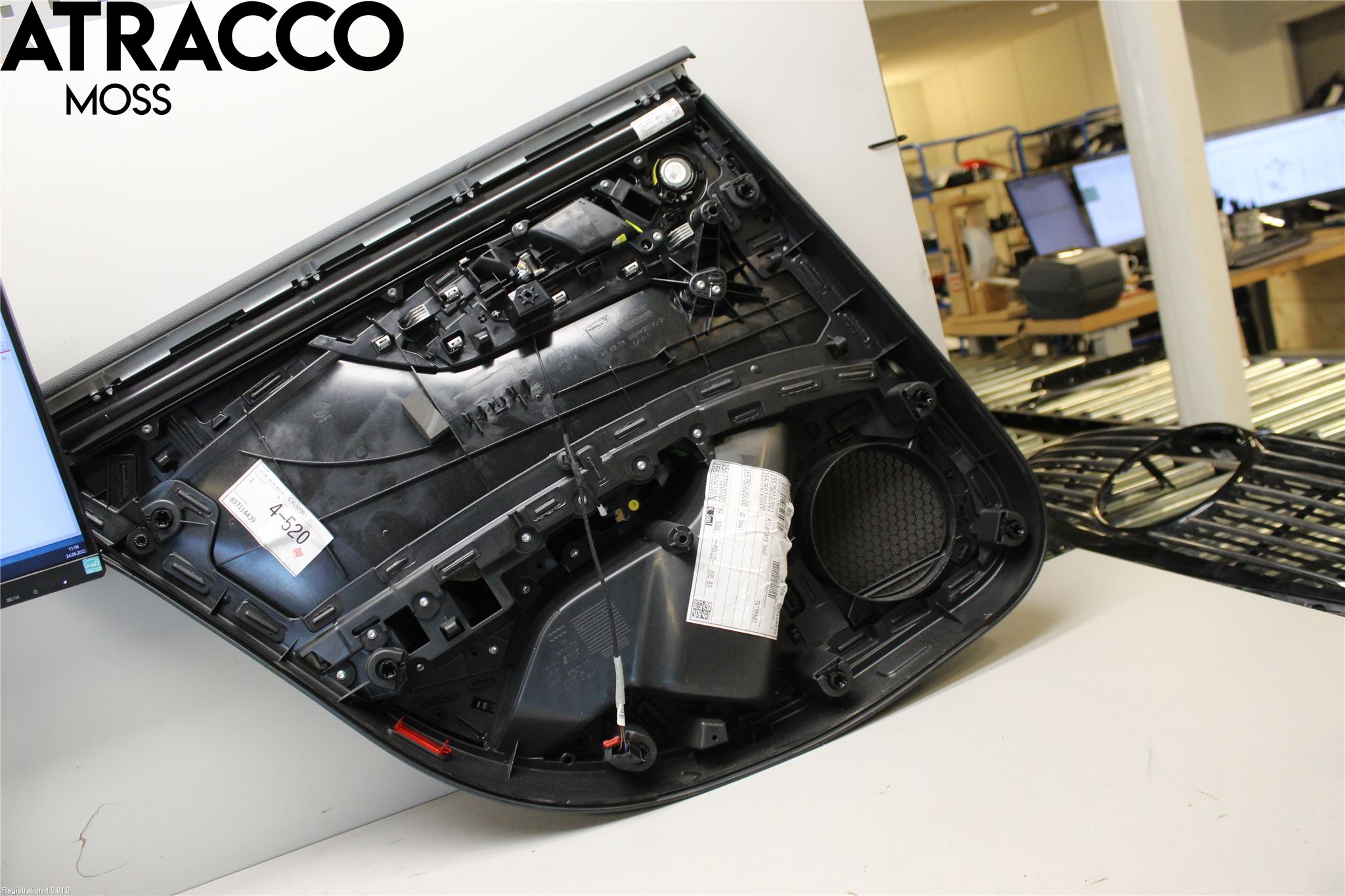 Audi A4/S4 B9 16-19 Innr Dørtrekk Høyre