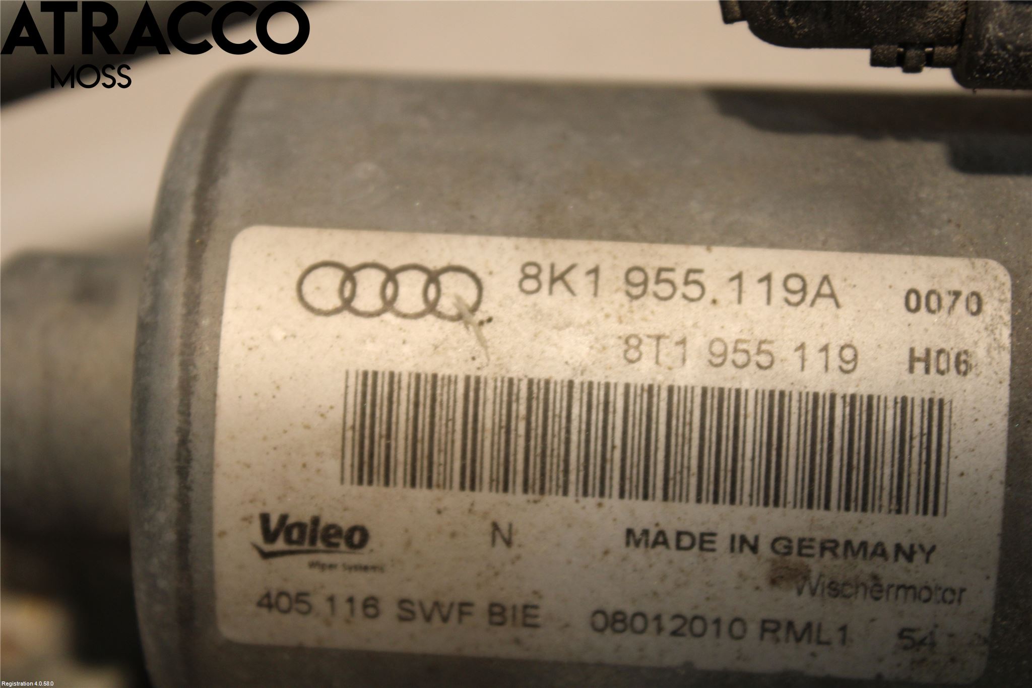 Audi A4 ALLROAD 09-16 Viskermotor Frontrute