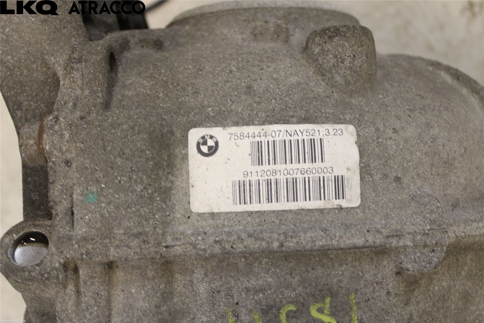 BMW 6 F12/F13 10-18 Bakaksel Kardang Bak -Diff