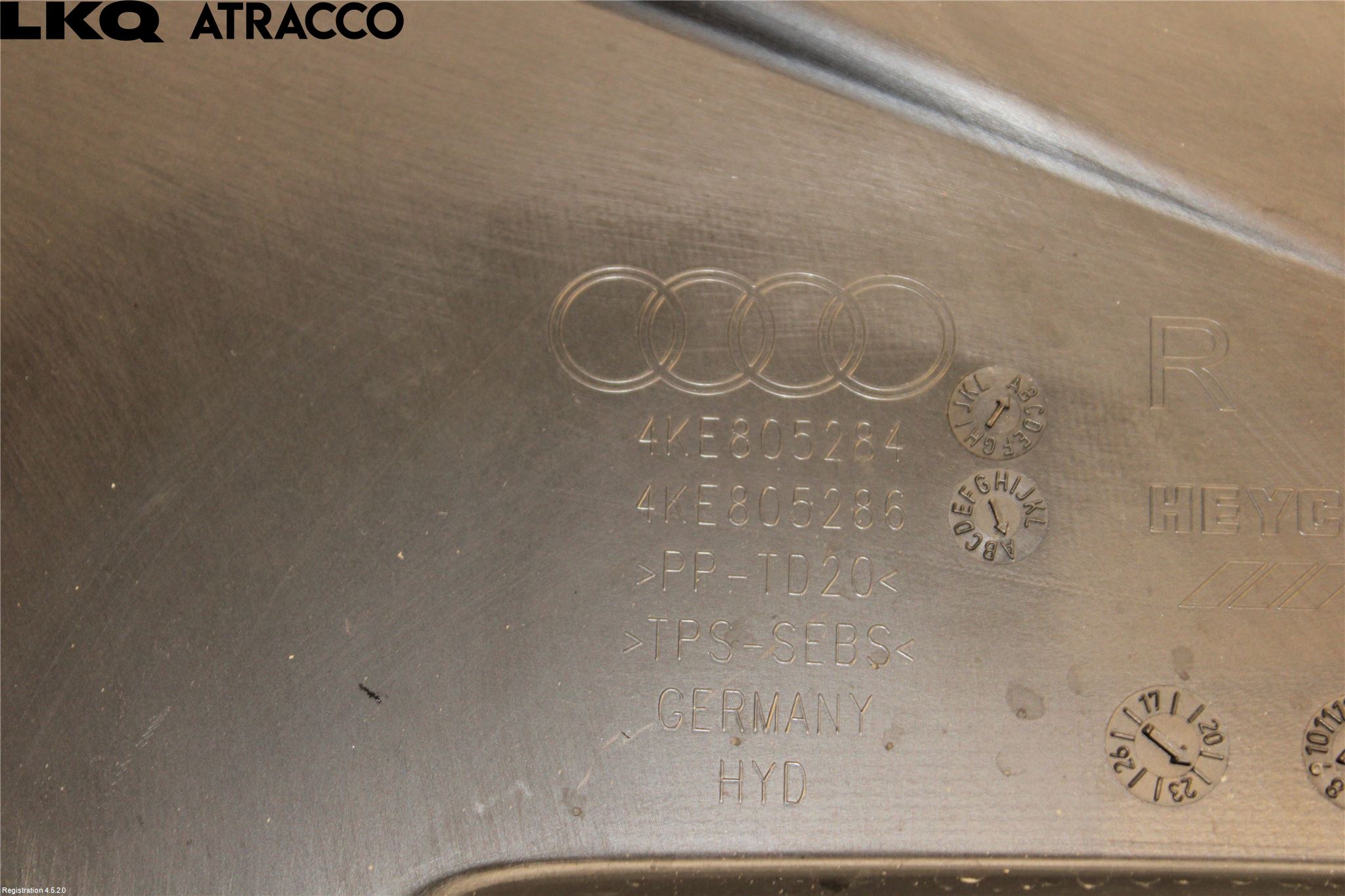 Audi E-TRON, S GE 19- Visker Deksel-Grill-Under Frr