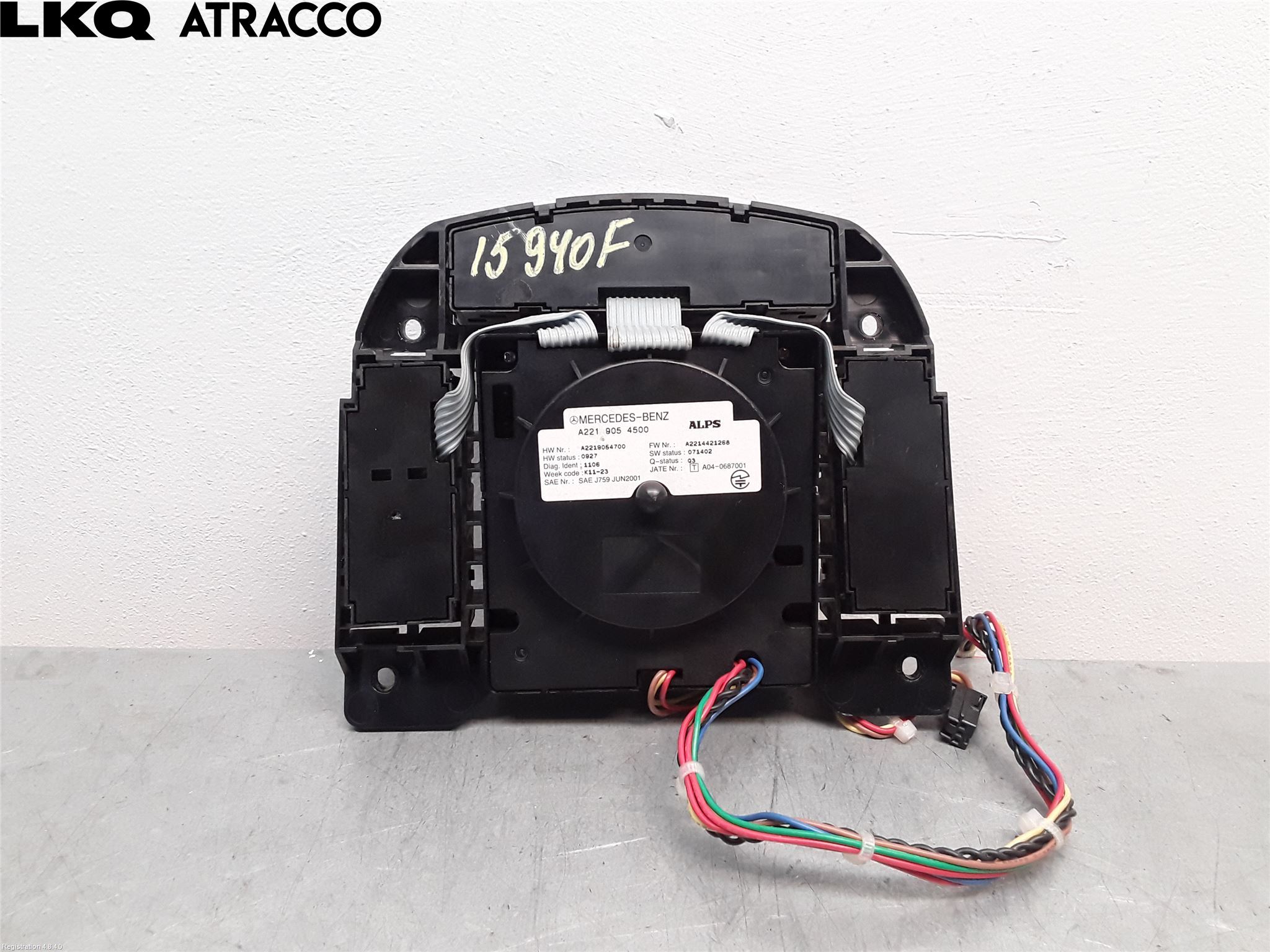 Mercedes-Benz MB S-KLASS (W221) 05-13 Bryter Multifunksjon