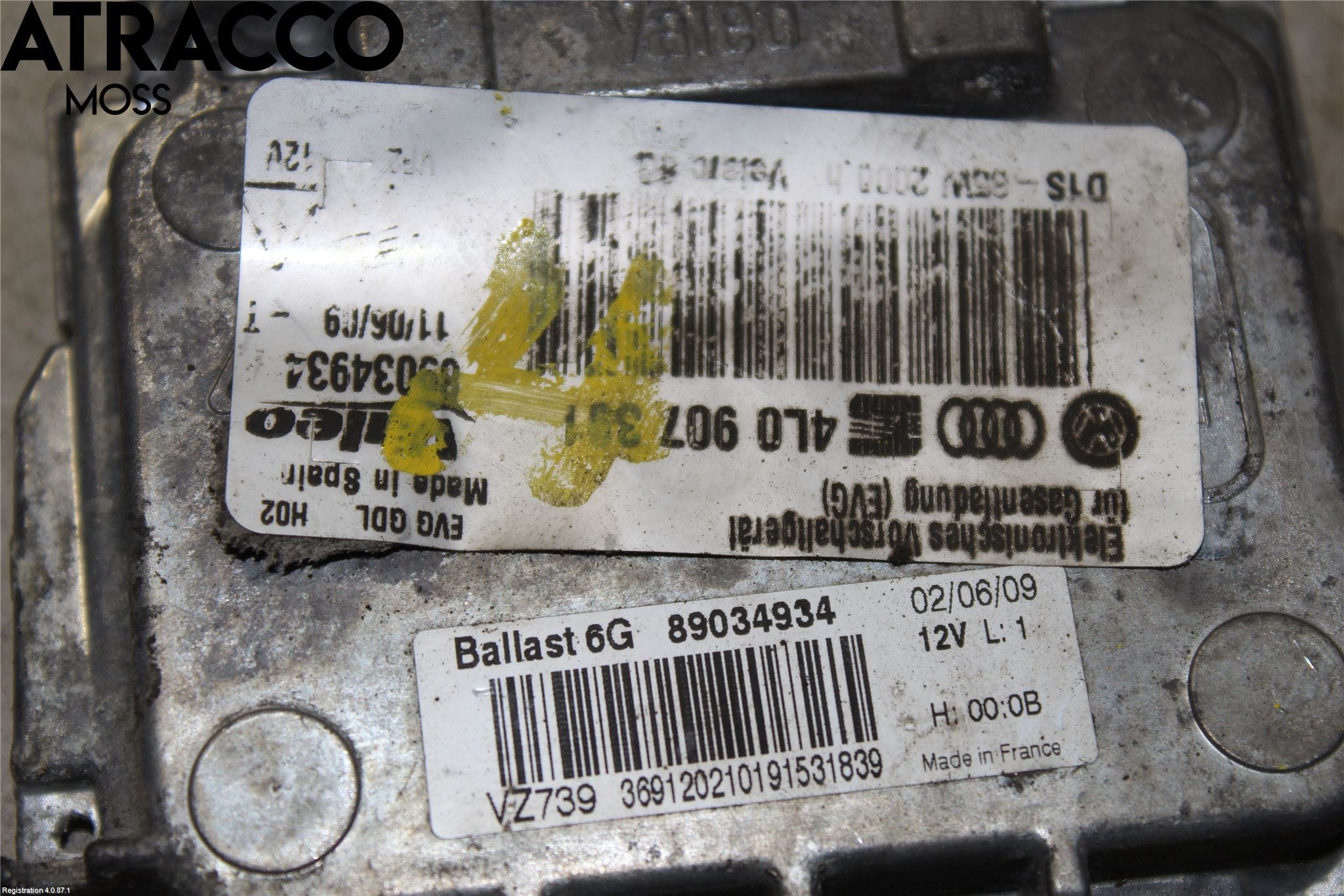 Mazda 6 08-13 Styreenhet Xenon