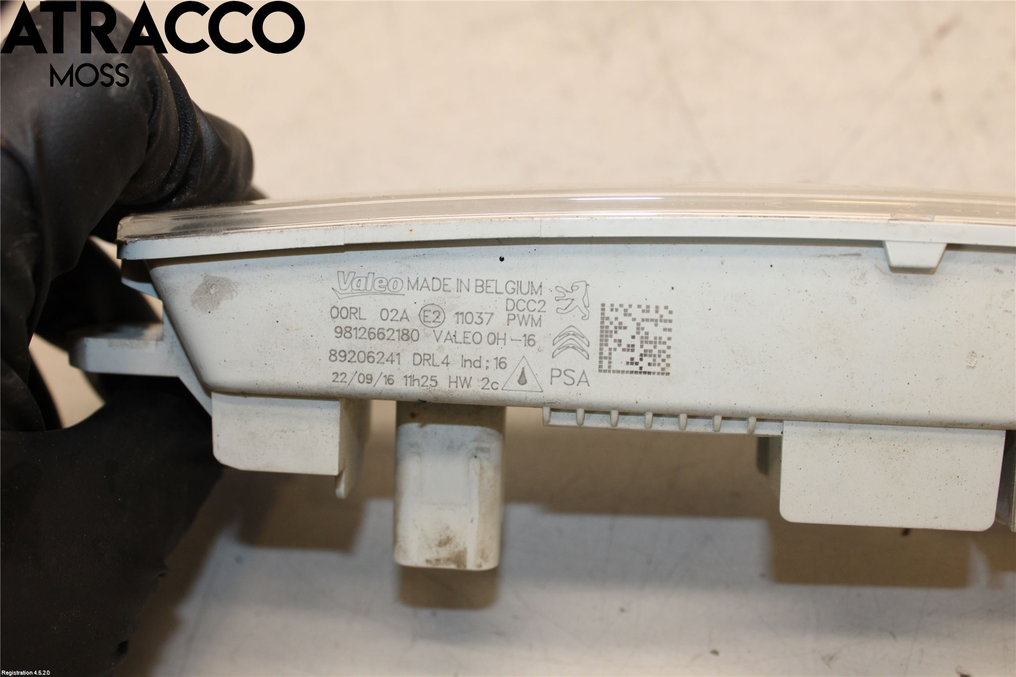 Peugeot 308 14-21 Parklykt Foran Venstre