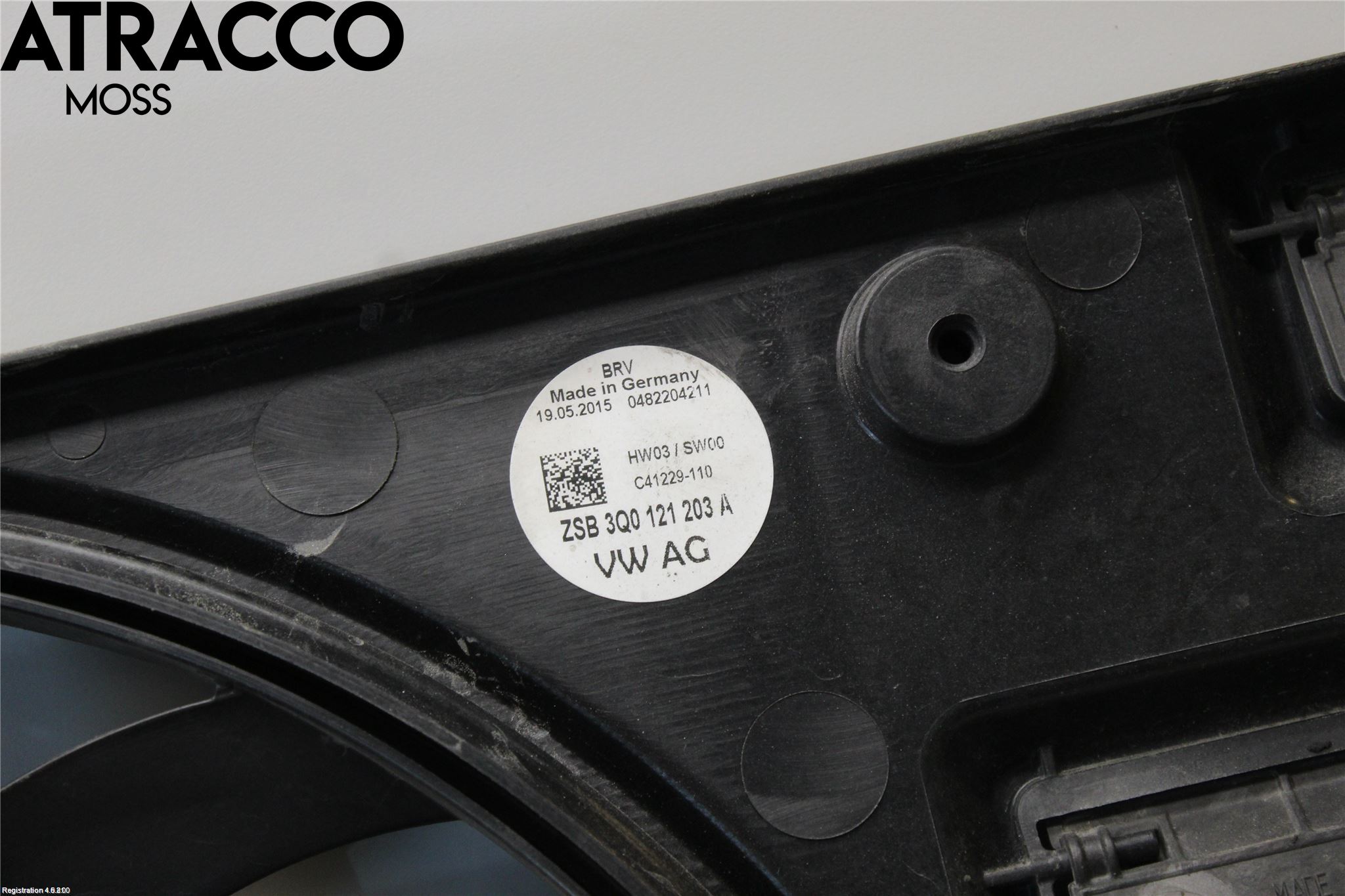 Volkswagen VW PASSAT 15-19 Kjølevifte Elektrisk