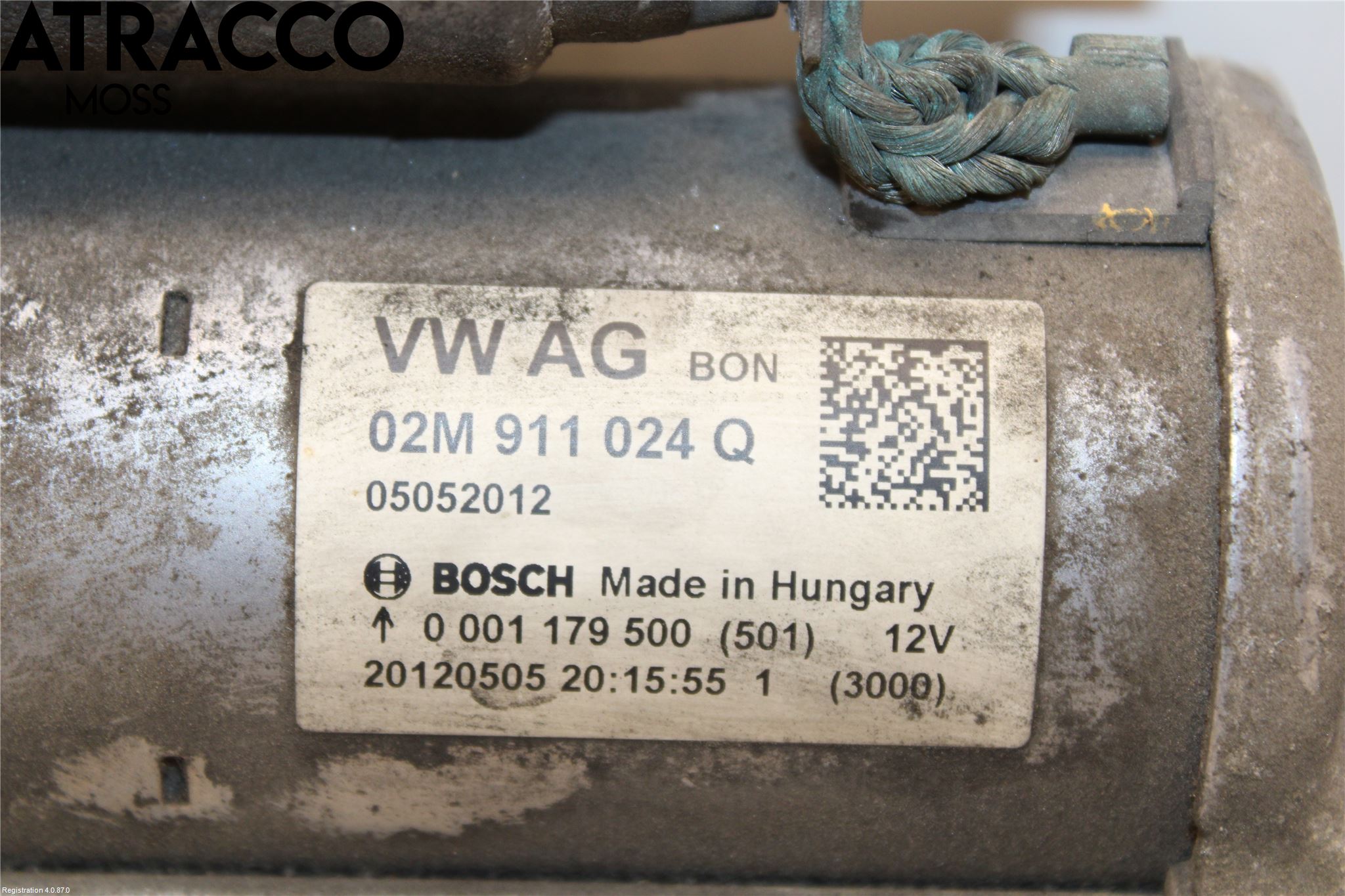 Volkswagen VW UP! / E-UP! Startmotor