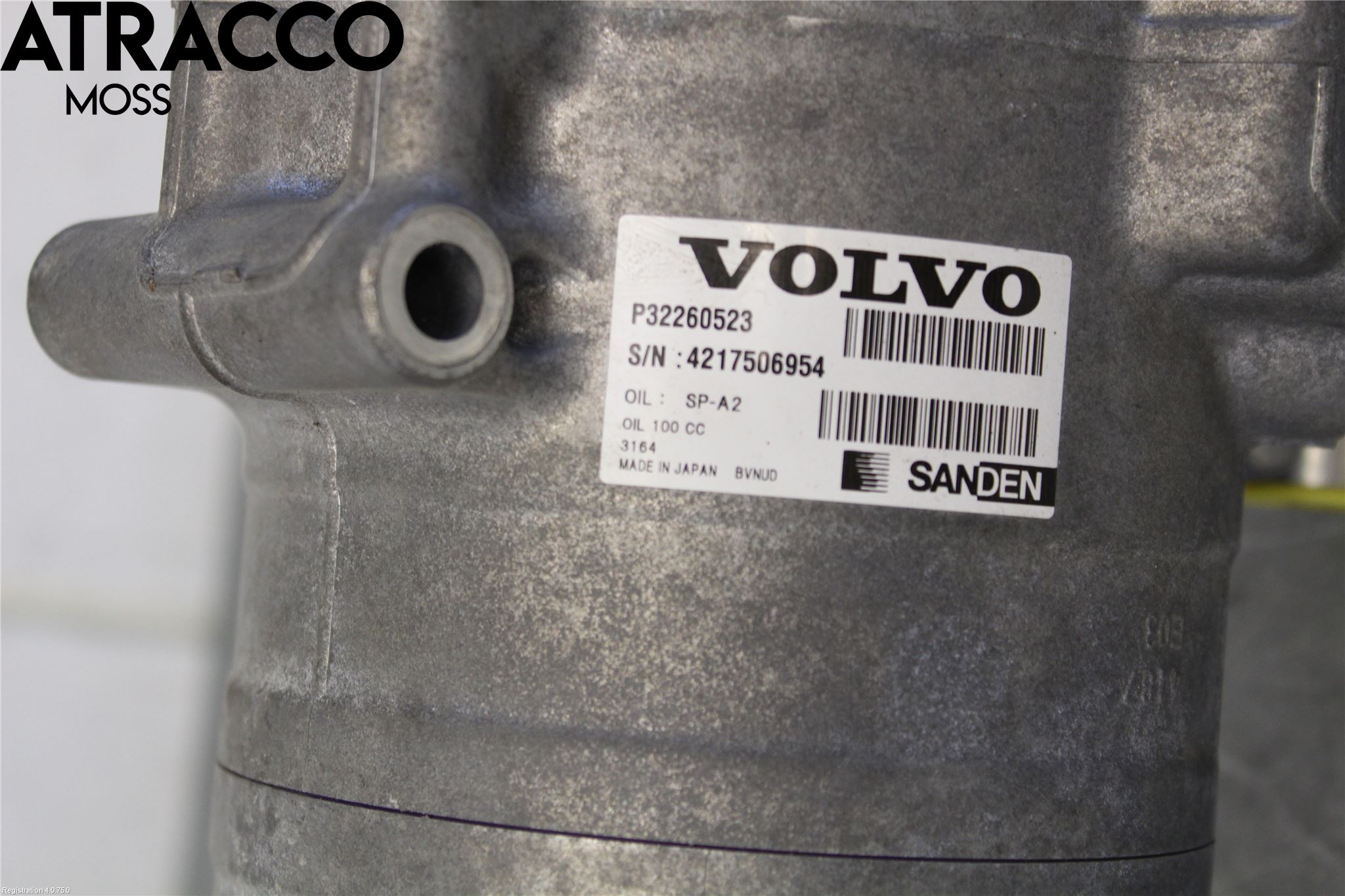 Volvo V60 19- Varme Ac Kompressor