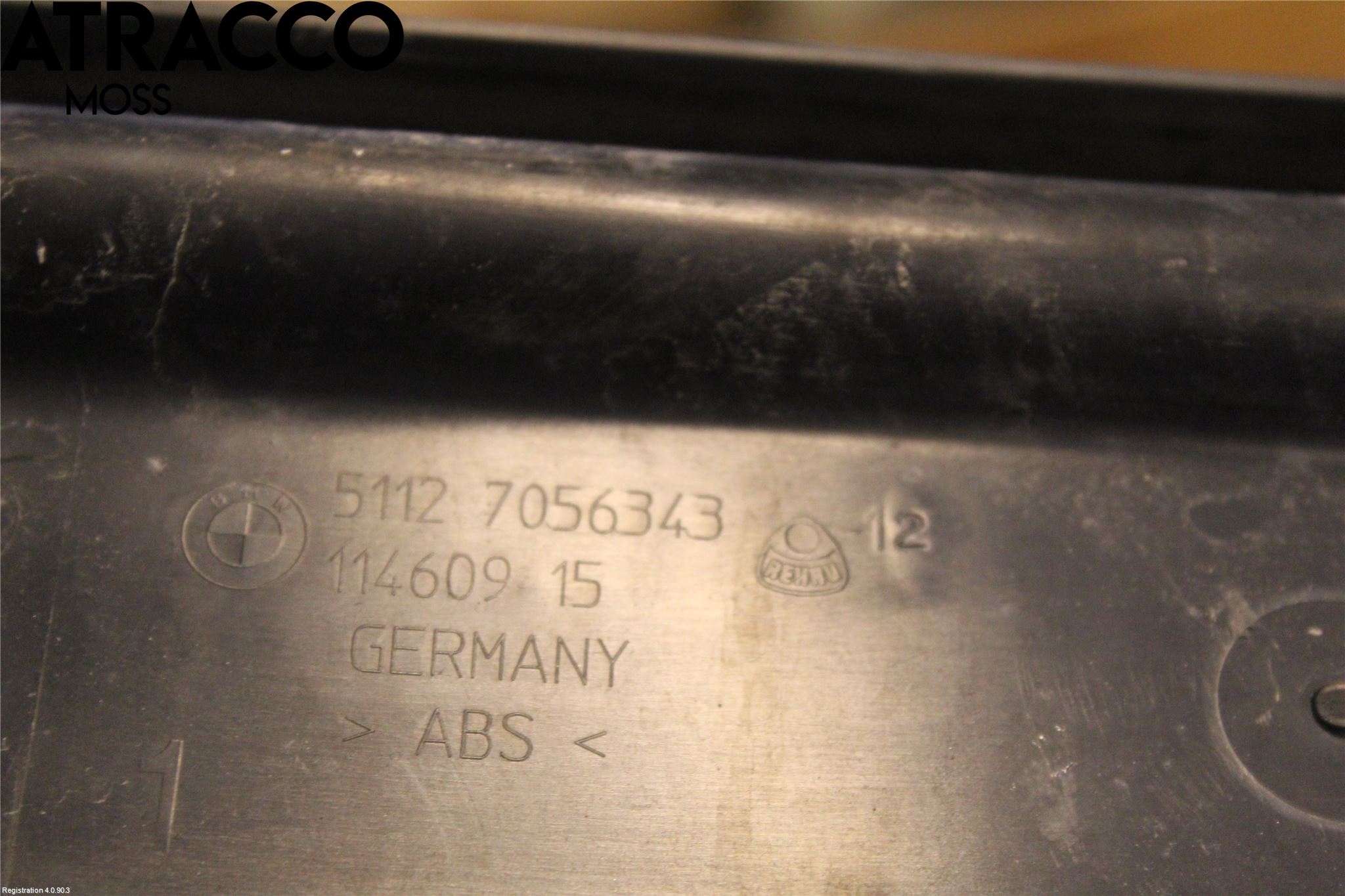 BMW 5 E60/61 Sed/Tou 02-10 Støtfanger Bak Midt Del