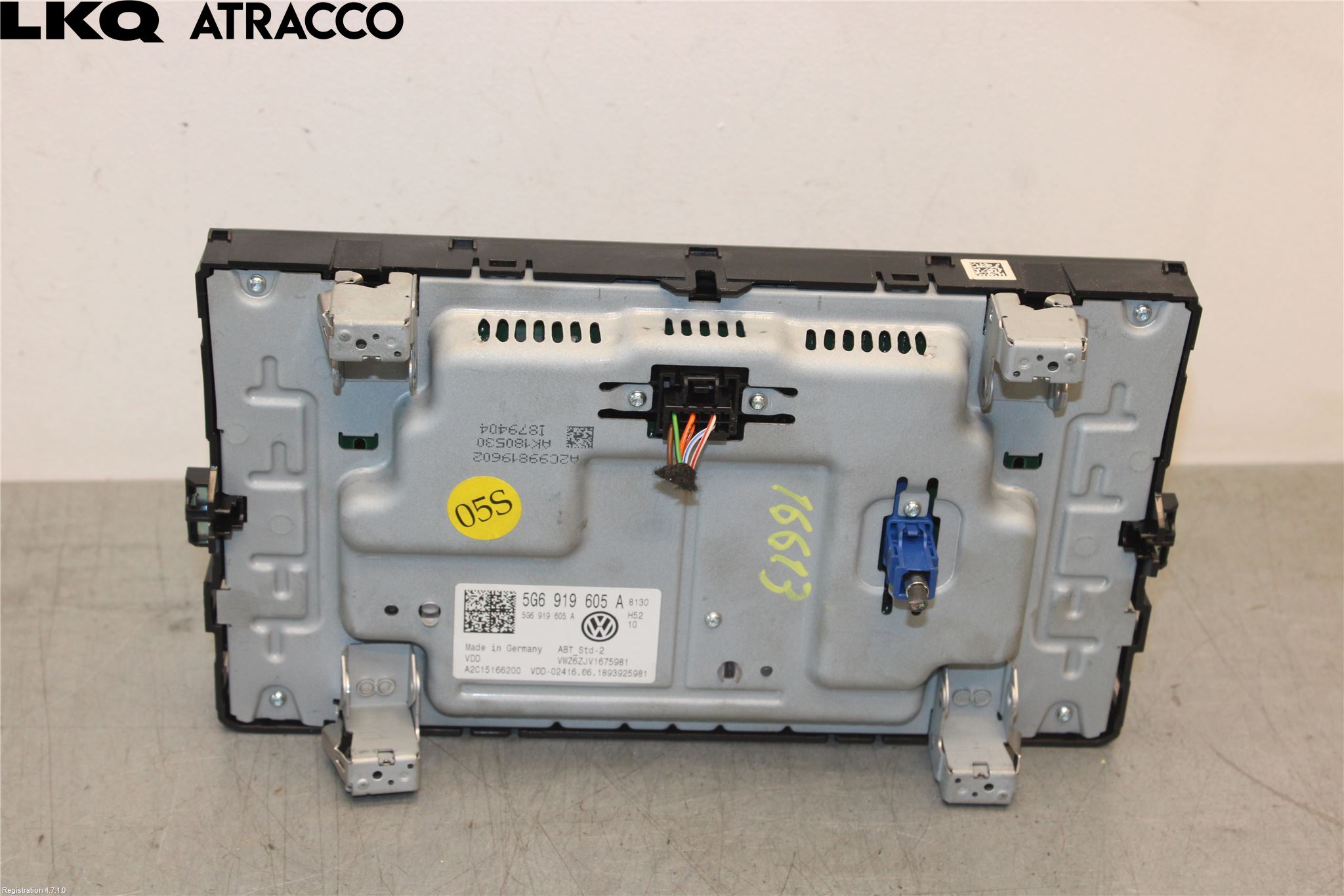 Volkswagen VW TIGUAN 16-24 Multifunktionsdisplay