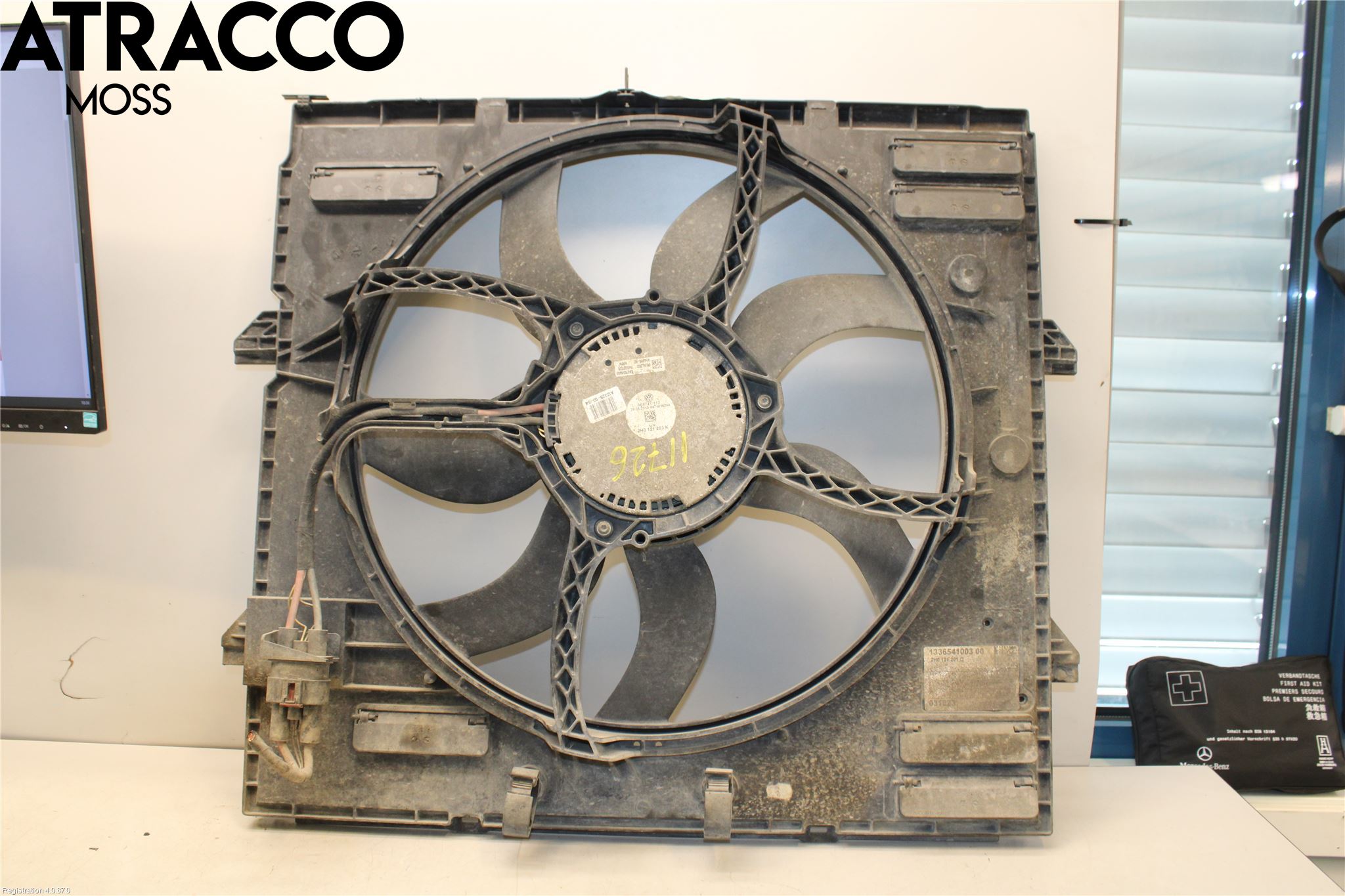 Volkswagen VW AMAROK 2H 10-22 Kjølevifte Elektrisk