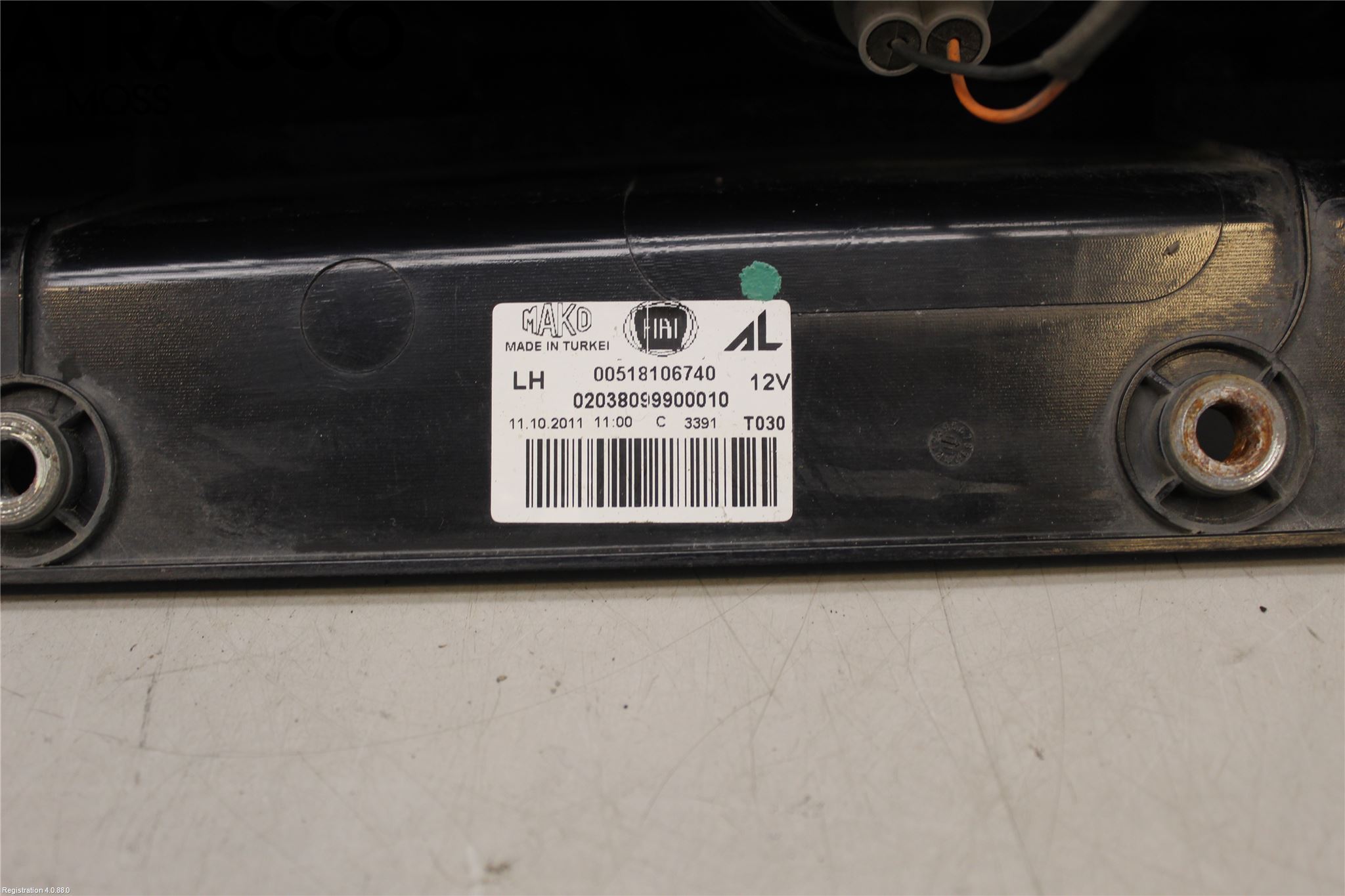 Fiat DOBLO CARGO Baklykt Venstre