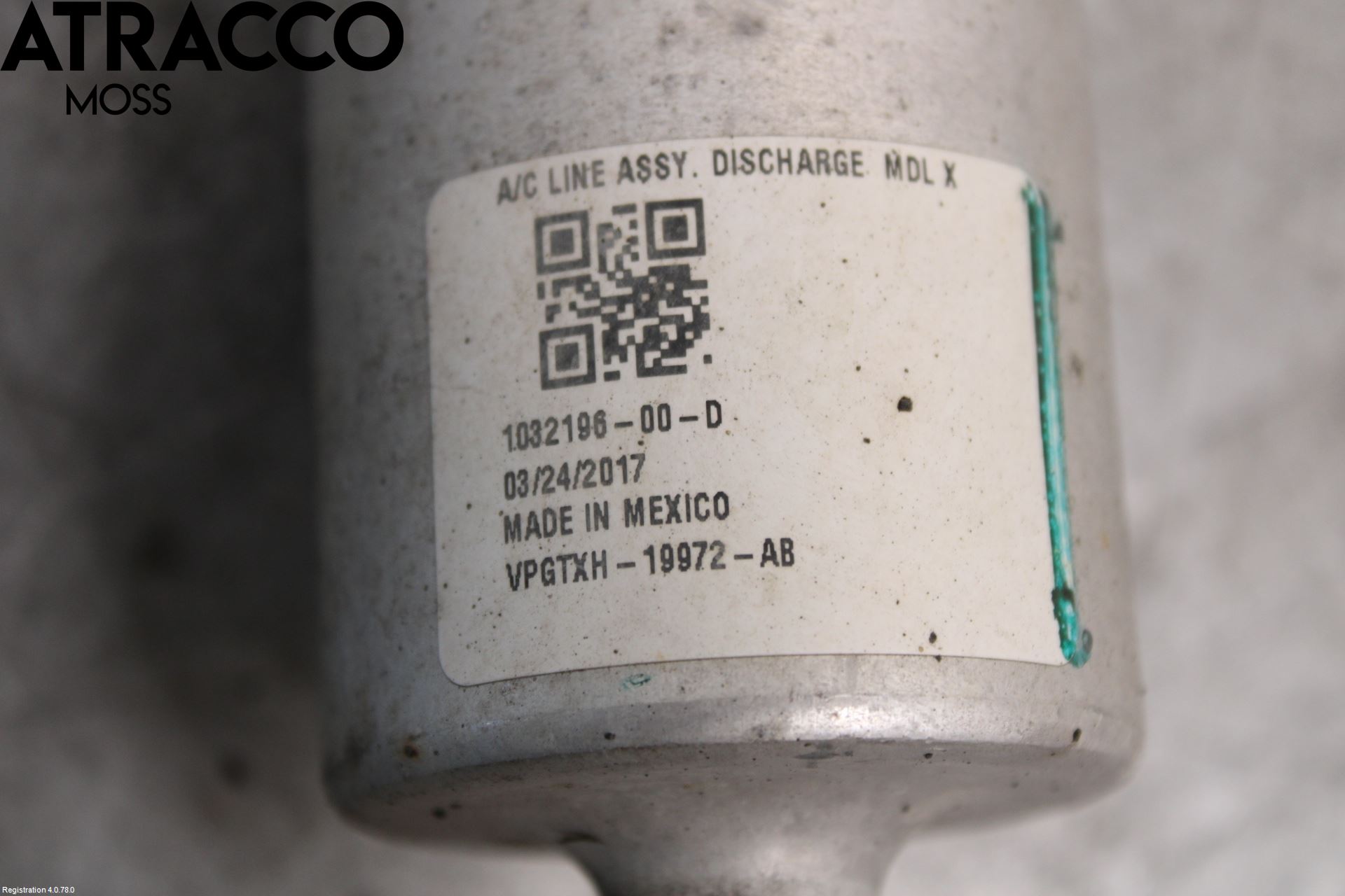 Tesla MODEL X 16- Varme Ac Slange - Rør