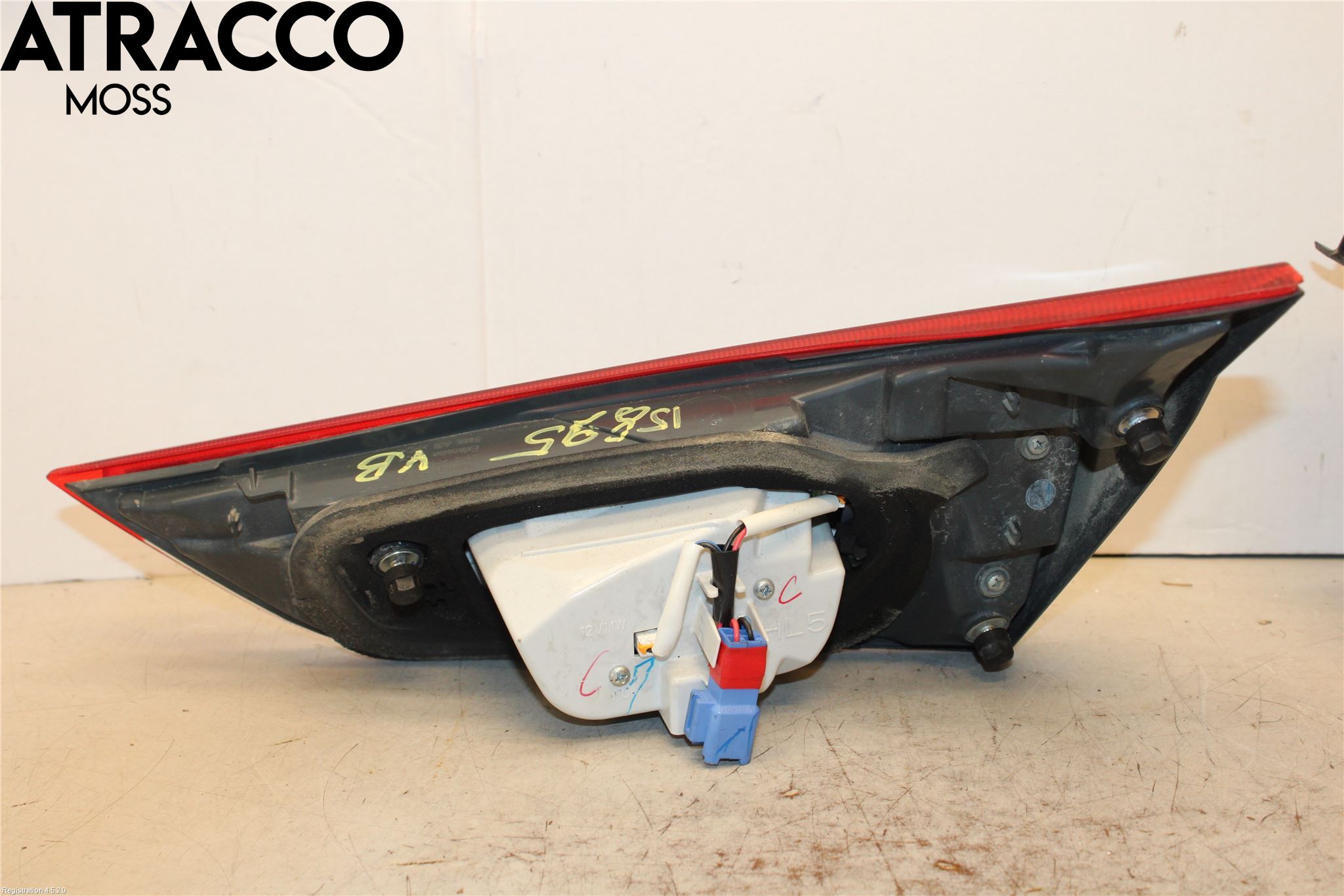 Toyota AURIS 13-19 Baklykt Venstre  På Luke(Indre