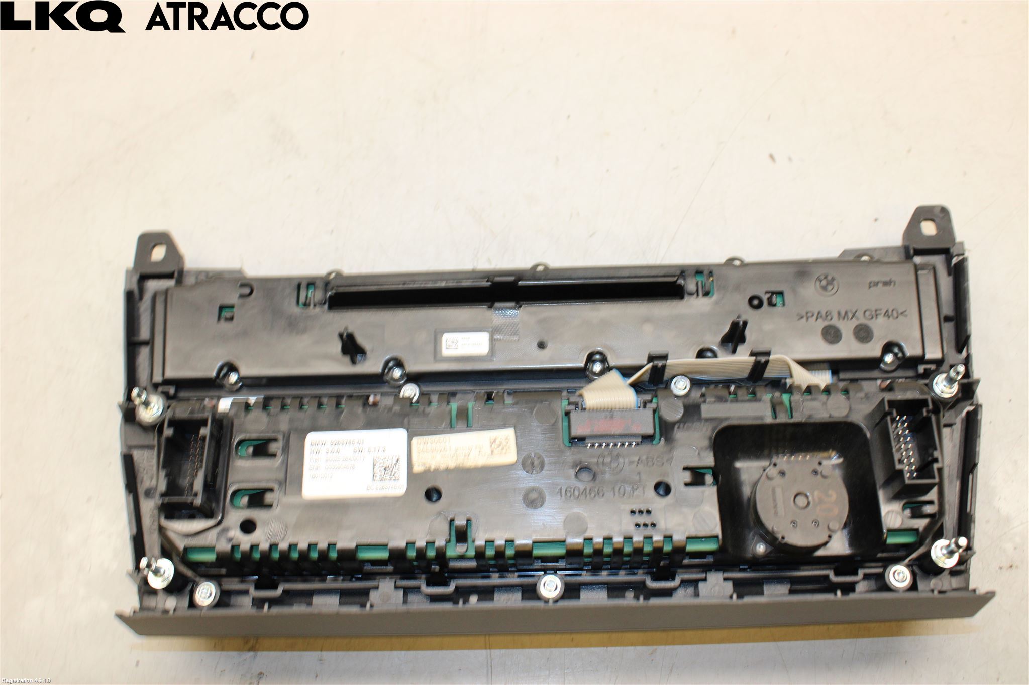 BMW 5 F10/F11/F18 09-17 Varme Ac Betjening-Display