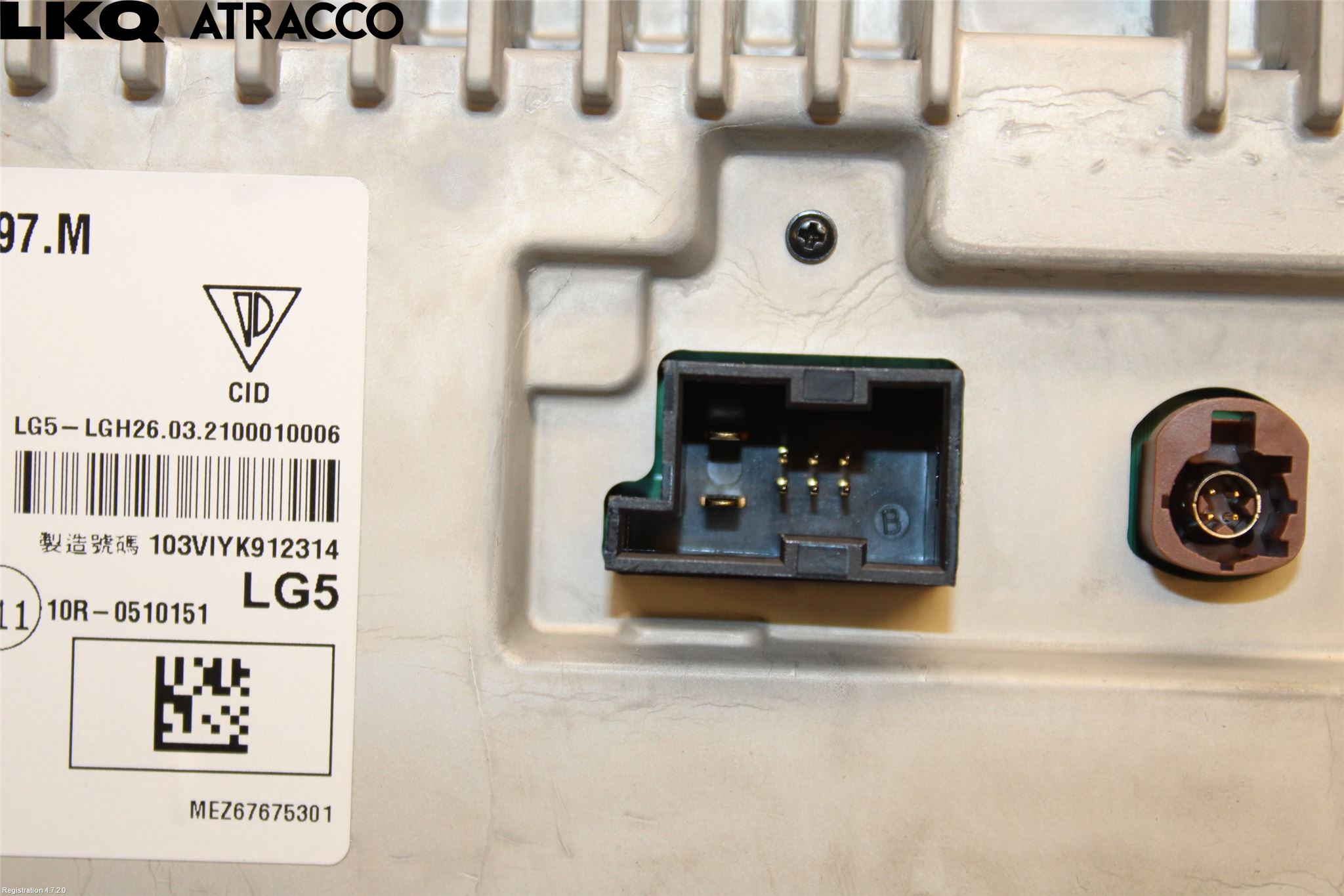 Porsche TAYCAN 20- Multifunktionsdisplay