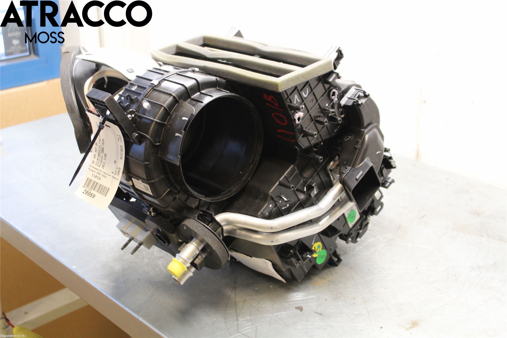 Peugeot 2008/E-2008 20- Varmeapparat Register Komplett