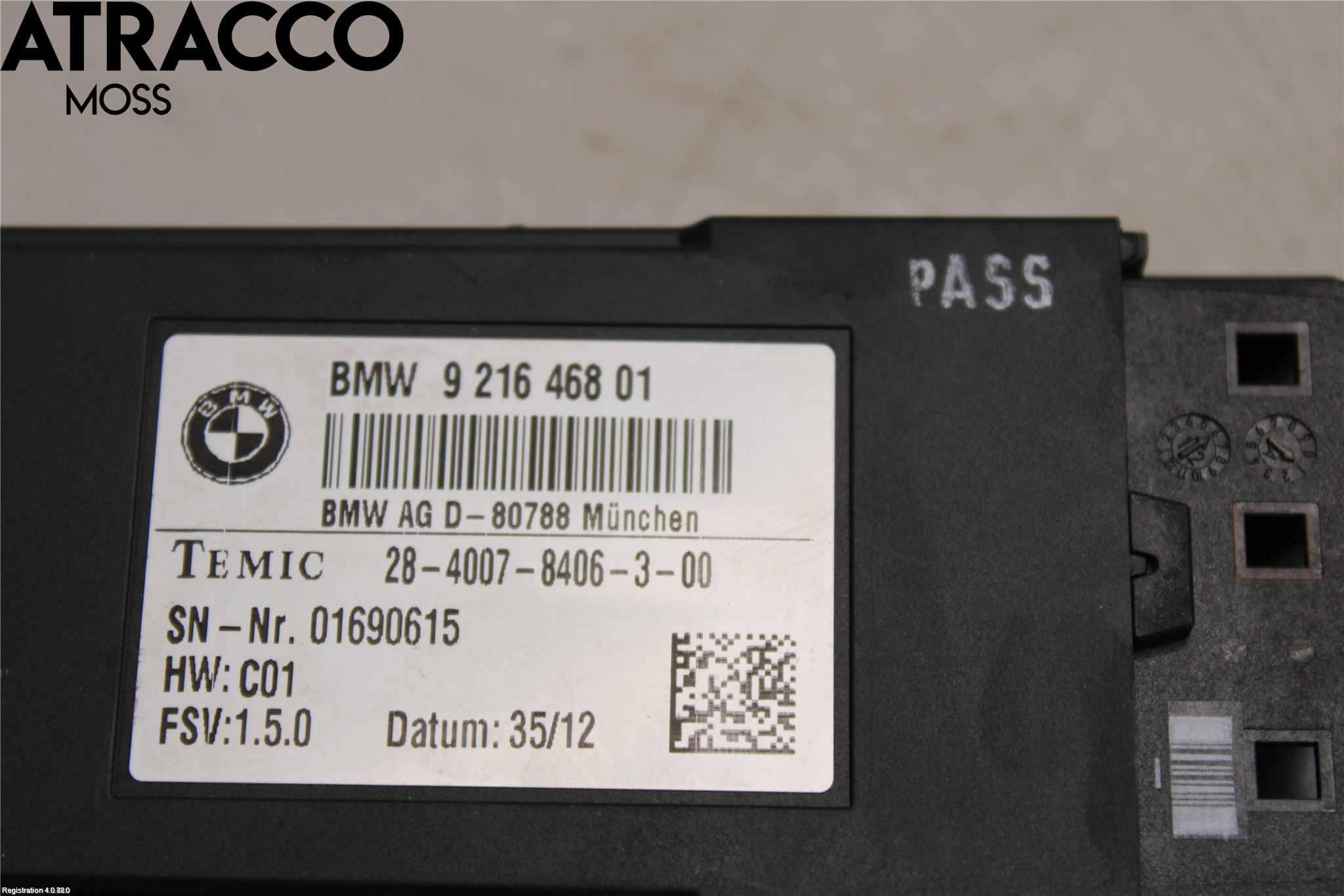 BMW 7 F01/02/03/04 09-15 Styreenhet Øvrig