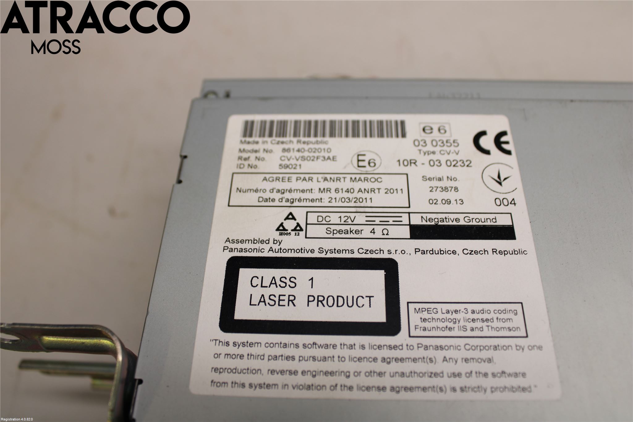 Toyota AURIS 13-19 Stereo Radio Med Cd