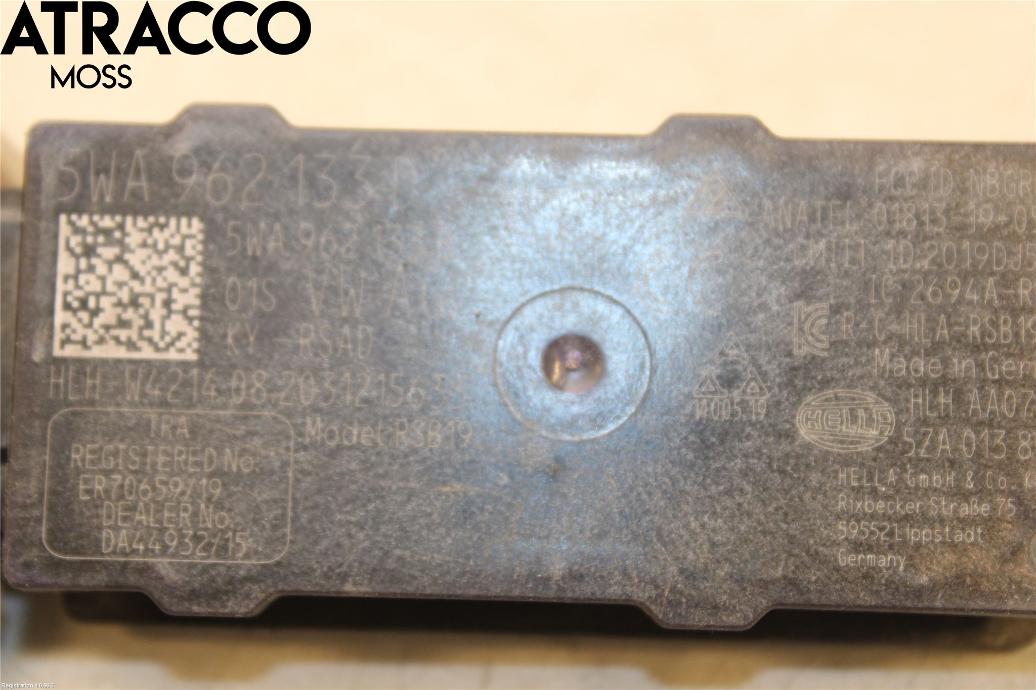 Volkswagen VW ID.3 21- Styreenhet Øvrig