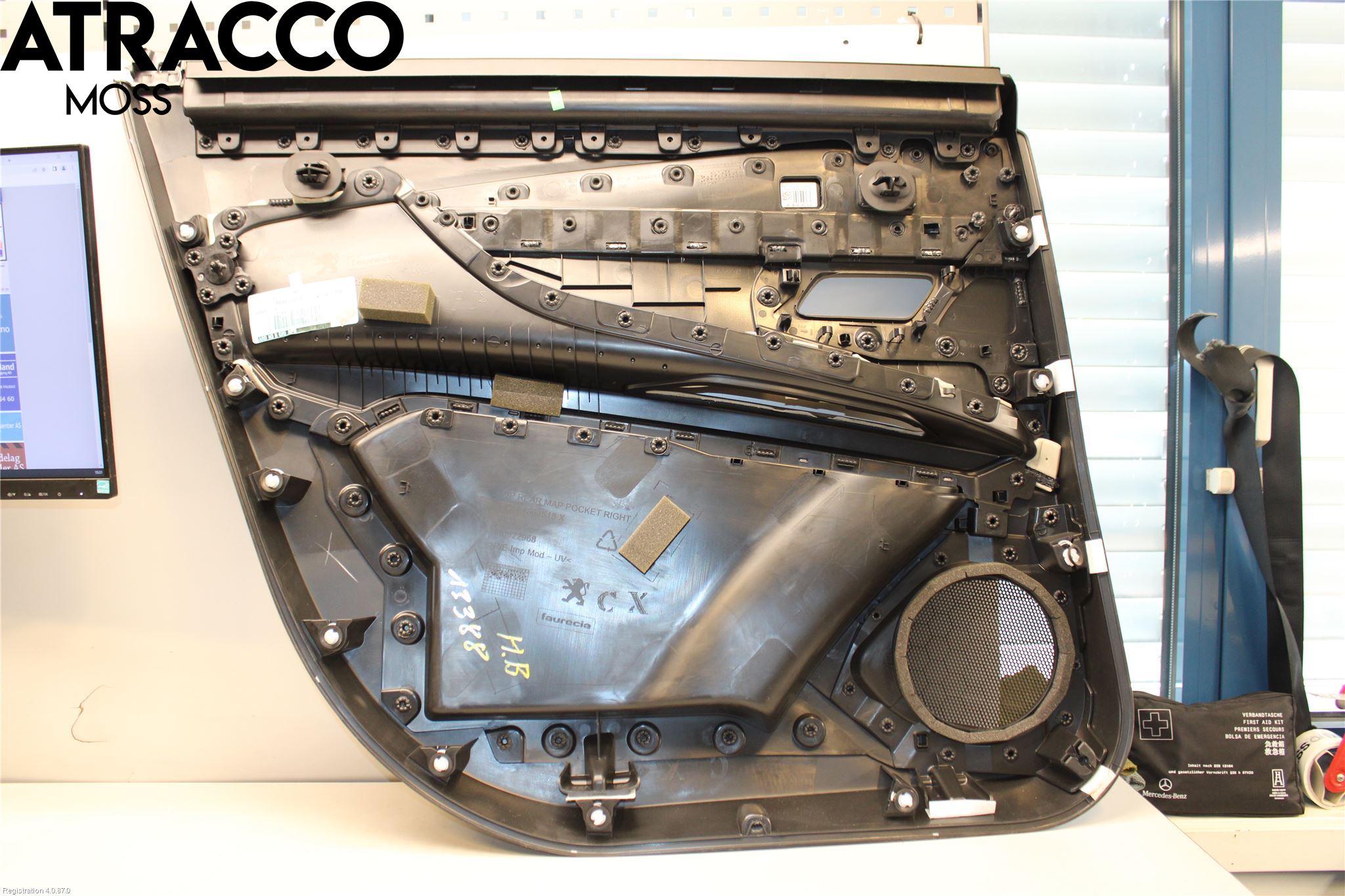 Peugeot 5008 17-24 Innr Dørtrekk Høyre