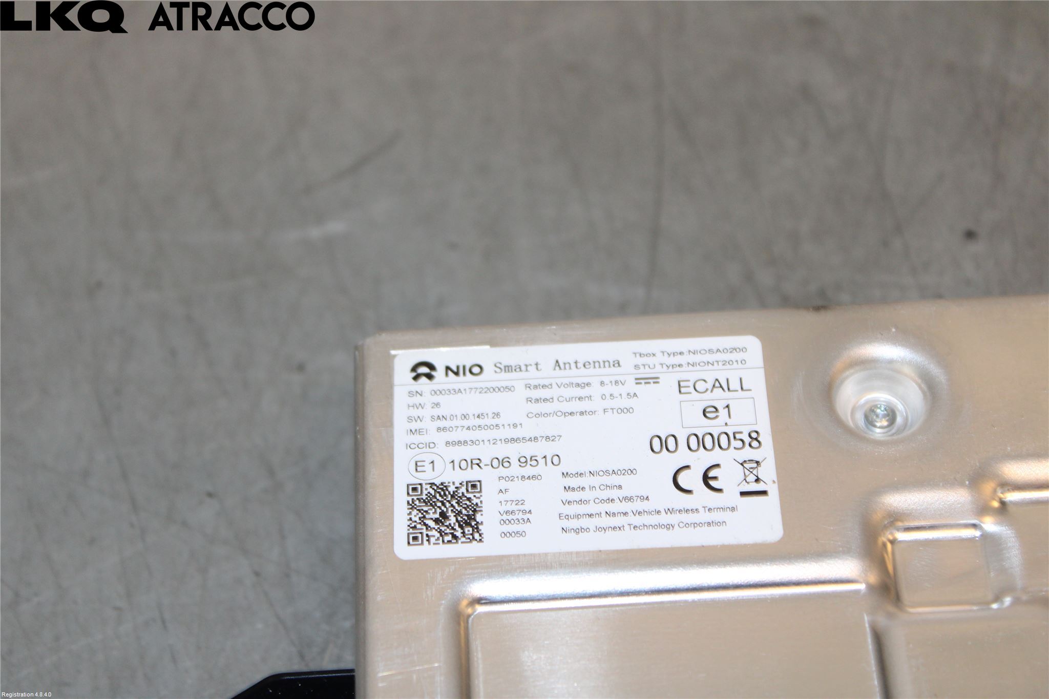 Kia NIO ET7 22- Styreenhet Øvrig