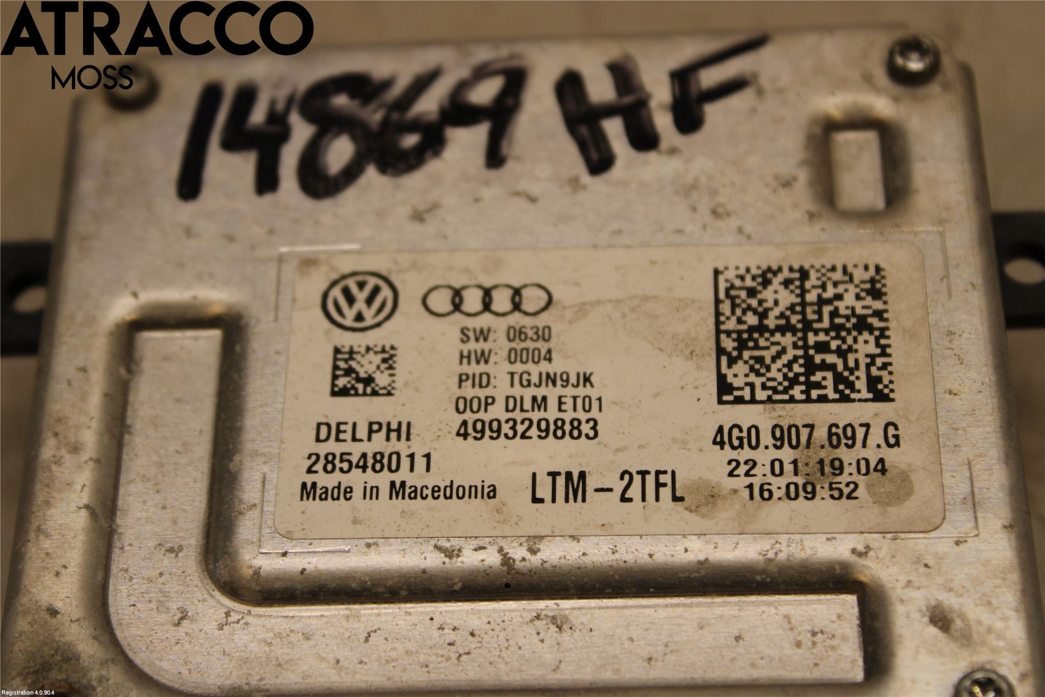 Volkswagen VW CADDY 16-20 Styreenhet Xenon