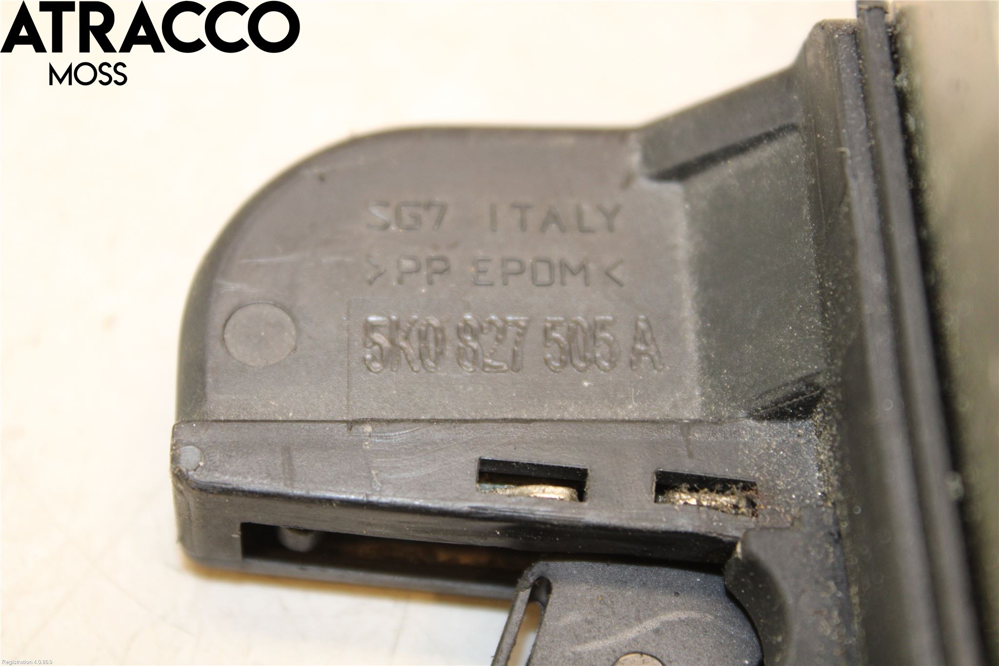 Volkswagen VW GOLF VI 09-13 Bakluke-Lokk Låsekasse