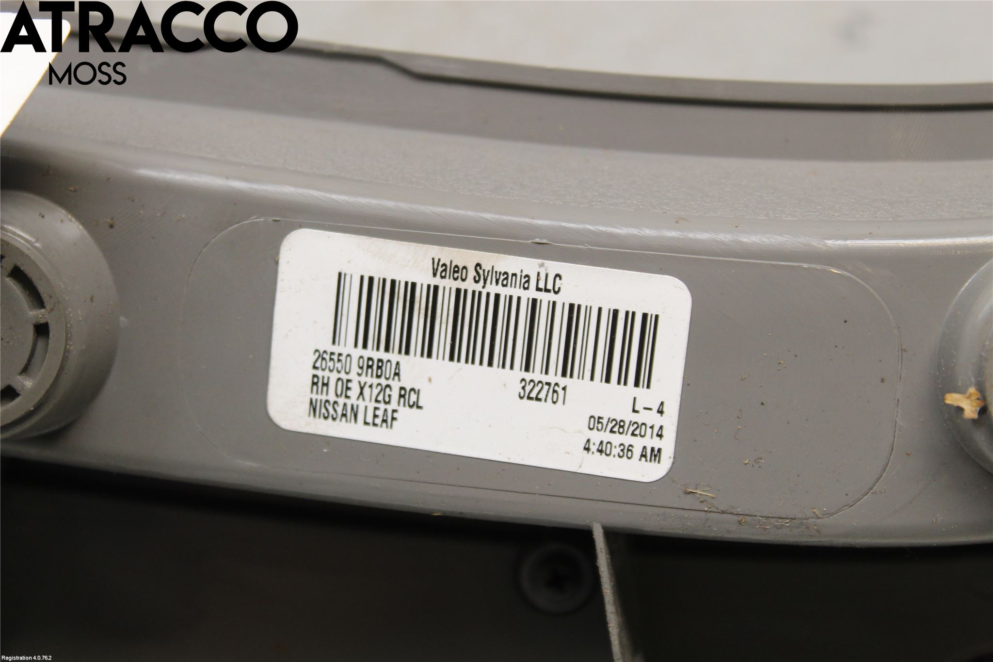 Nissan LEAF 11-17 Baklykt Høyre