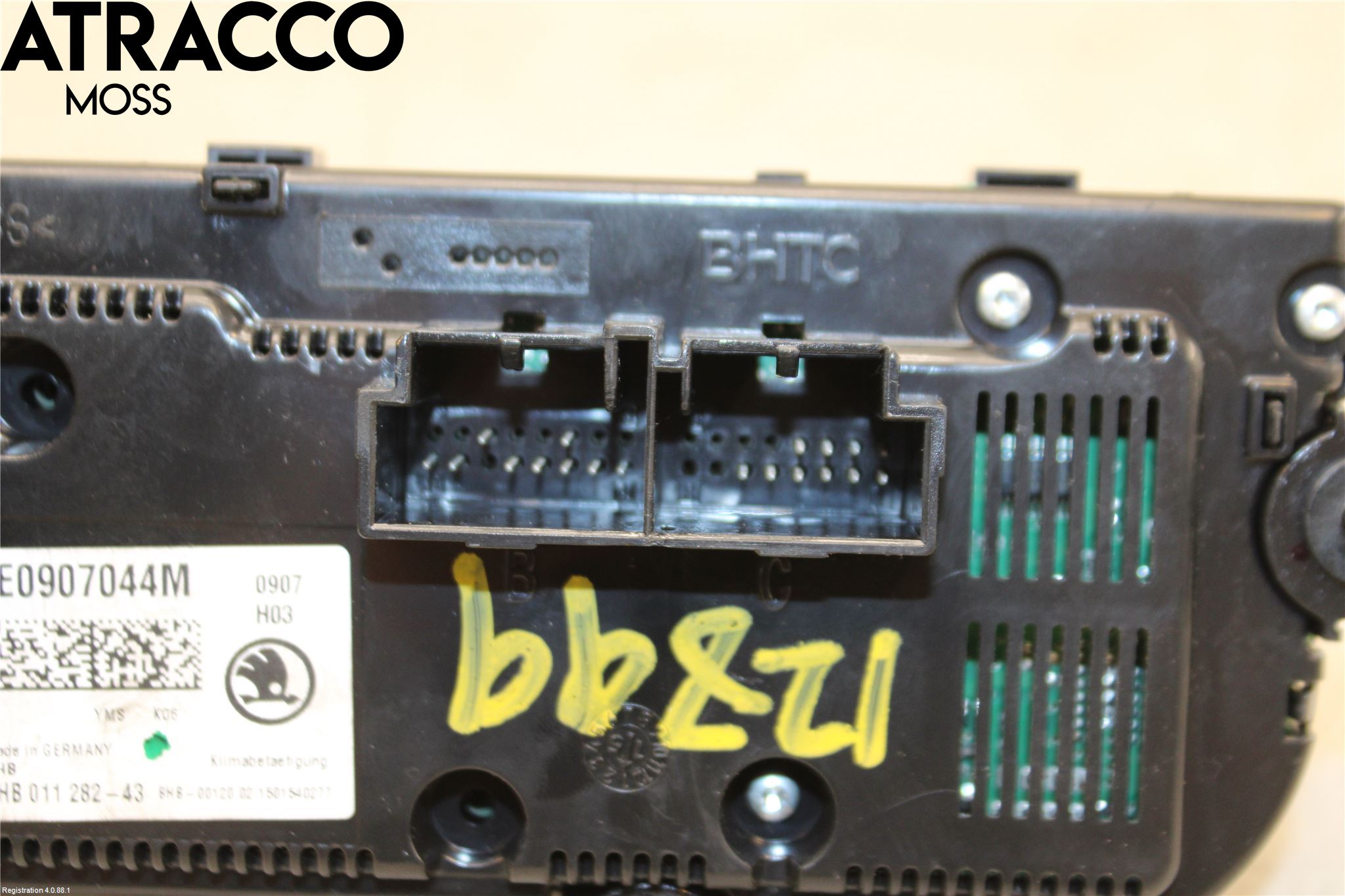 Skoda OCTAVIA (5E) 13-20 Varme Ac Betjening-Display