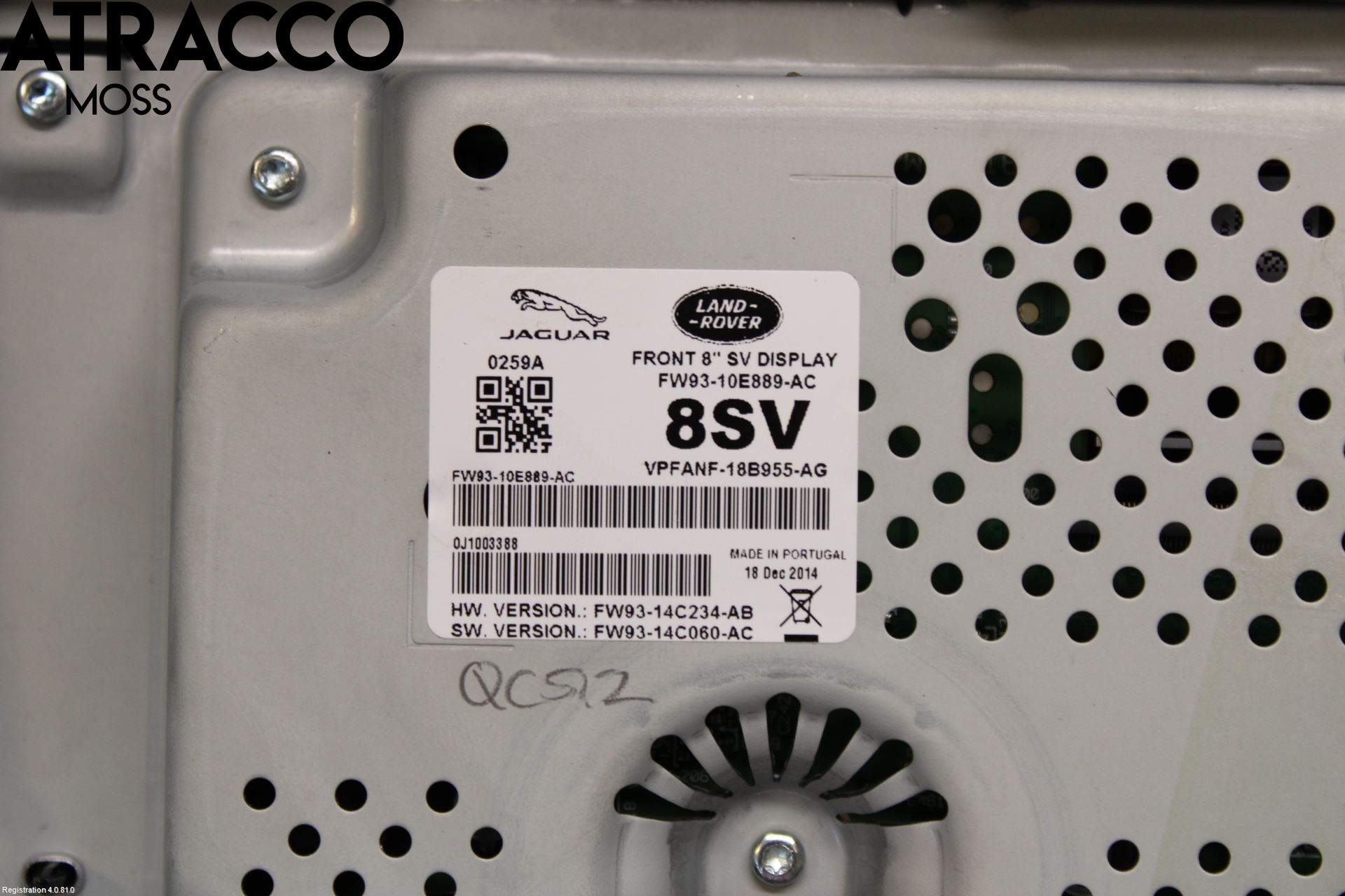 Landrover LAND ROVER DISCOVERY 4 10-16 Multifunktionsdisplay