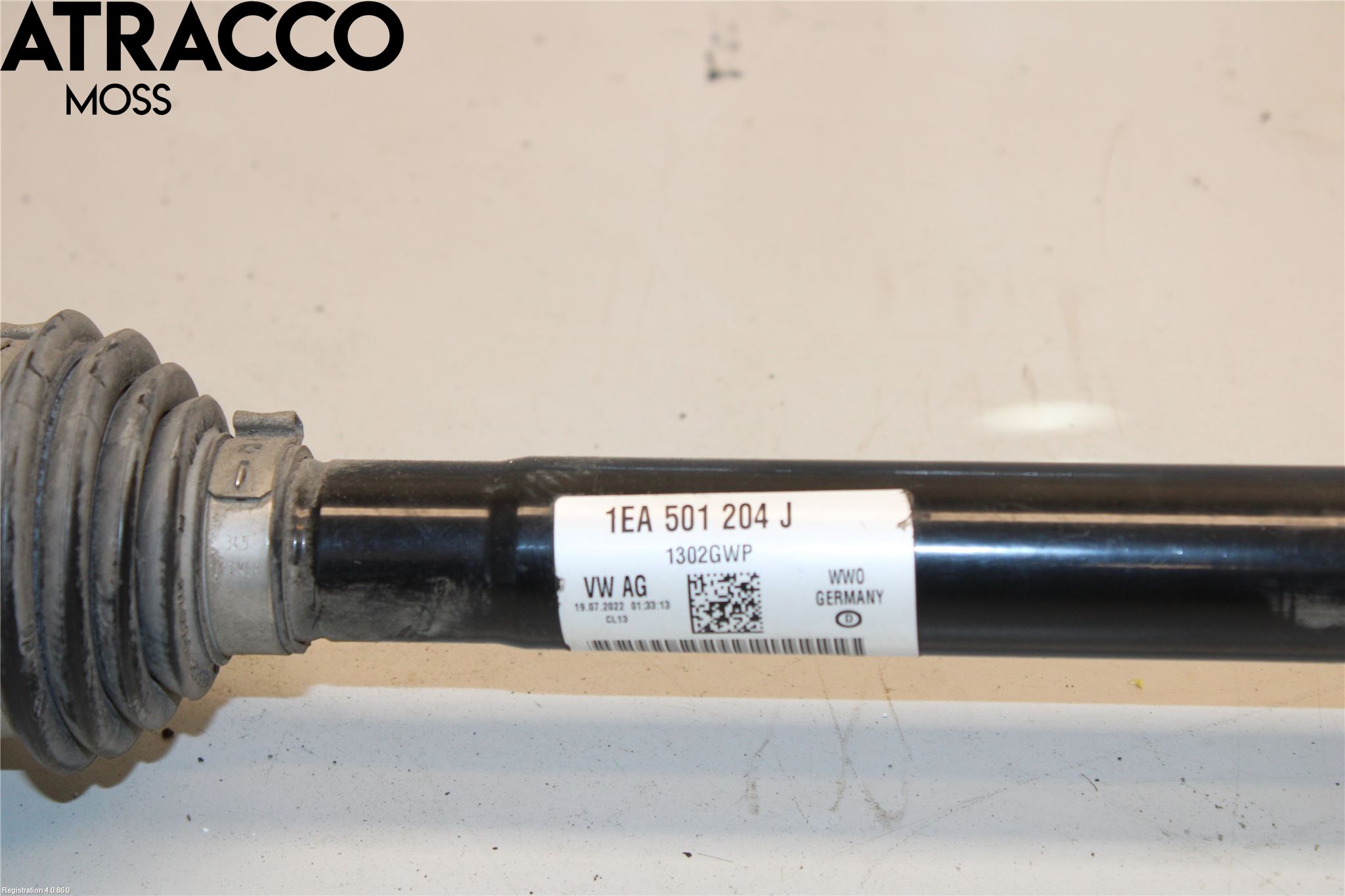 Skoda ENYAQ iV 21- Drivaksel Bak Kompl Høyre