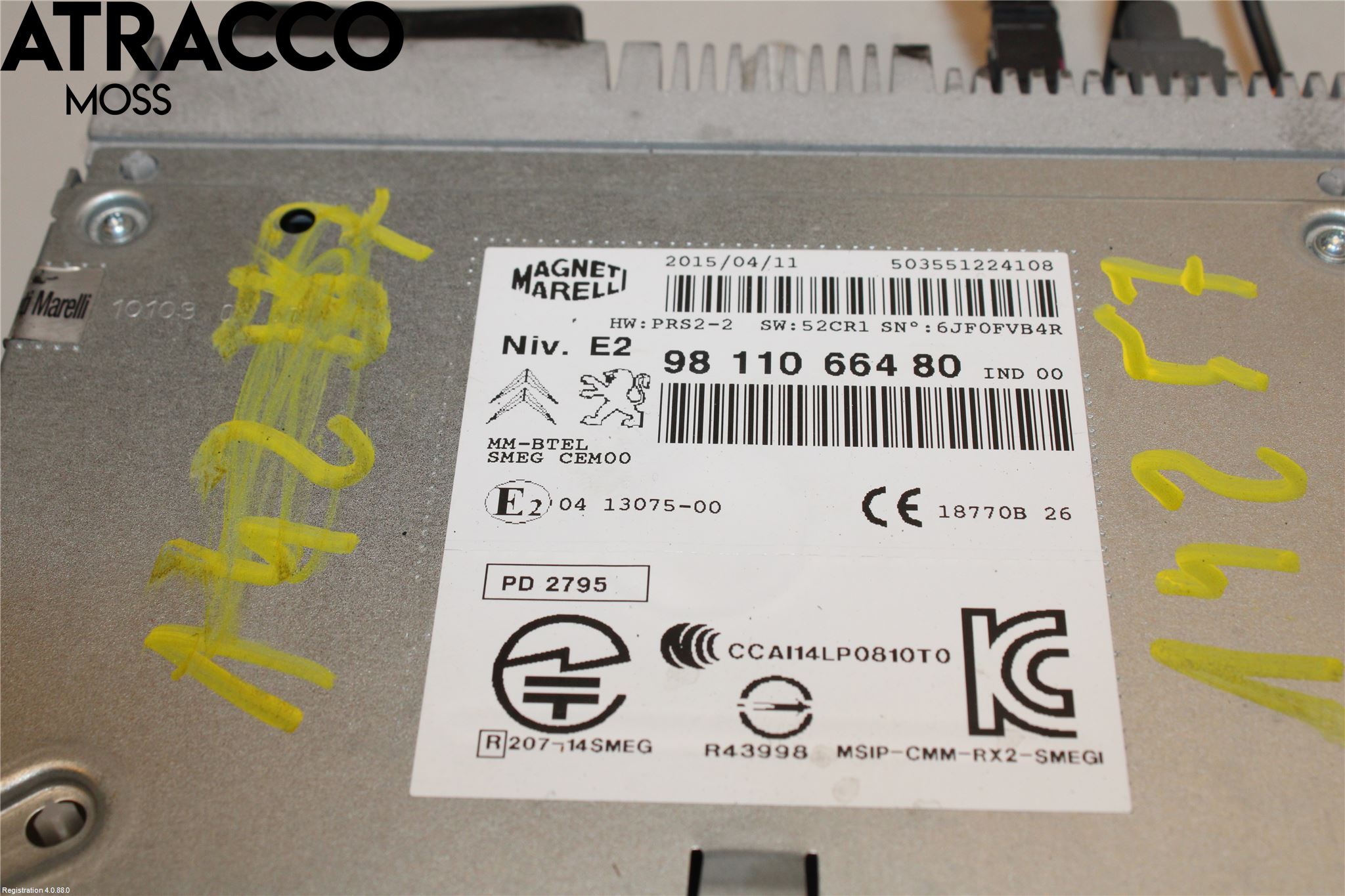 Peugeot 208 12-15 Stereo Radio