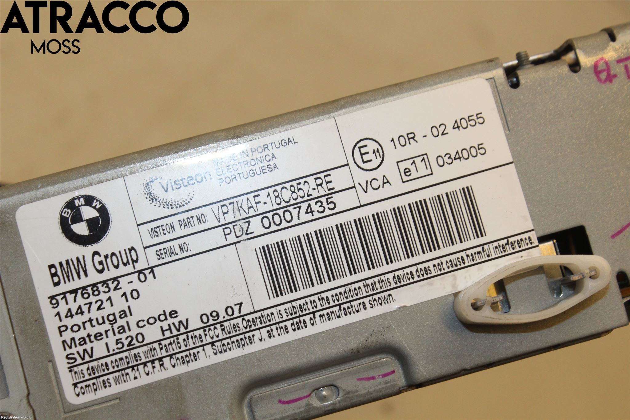 BMW 5 E60/61 Sed/Tou 02-10 Stereo Radio