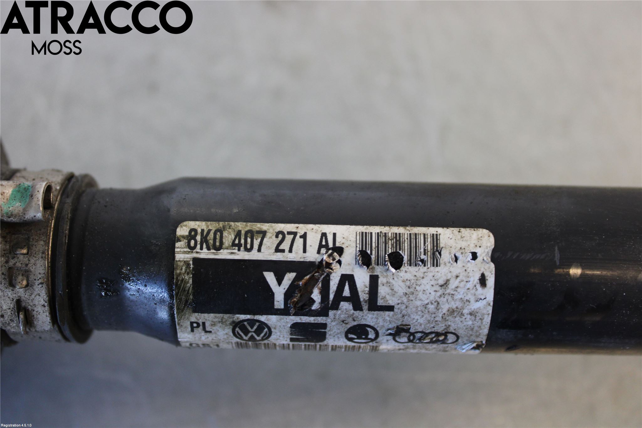 Audi A5 07-16 Drivaksel Foran Kompl Venstre