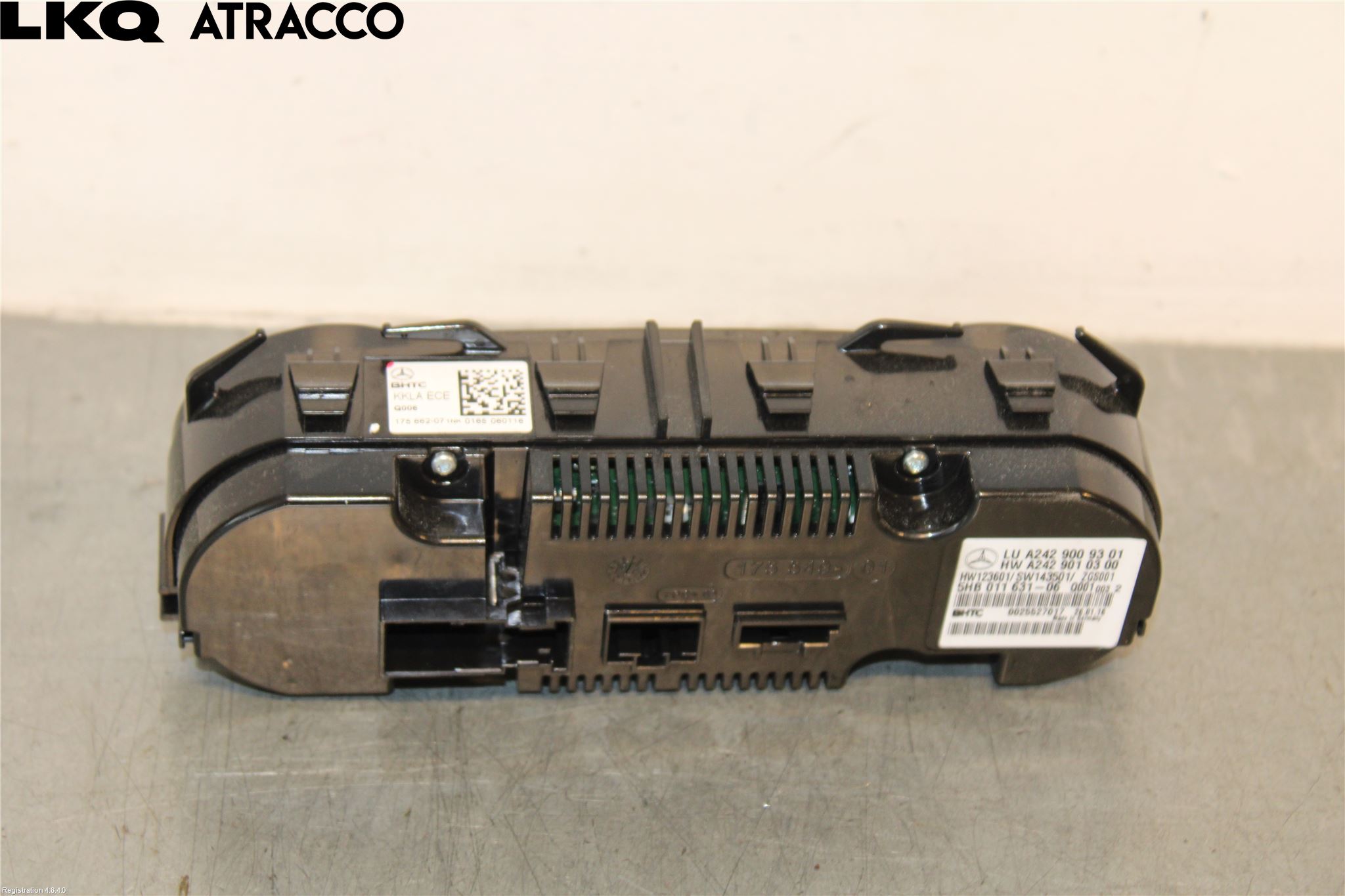 Mercedes-Benz MB B-KLASS (W246/W242) 12-19 Varme Ac Betjening-Display