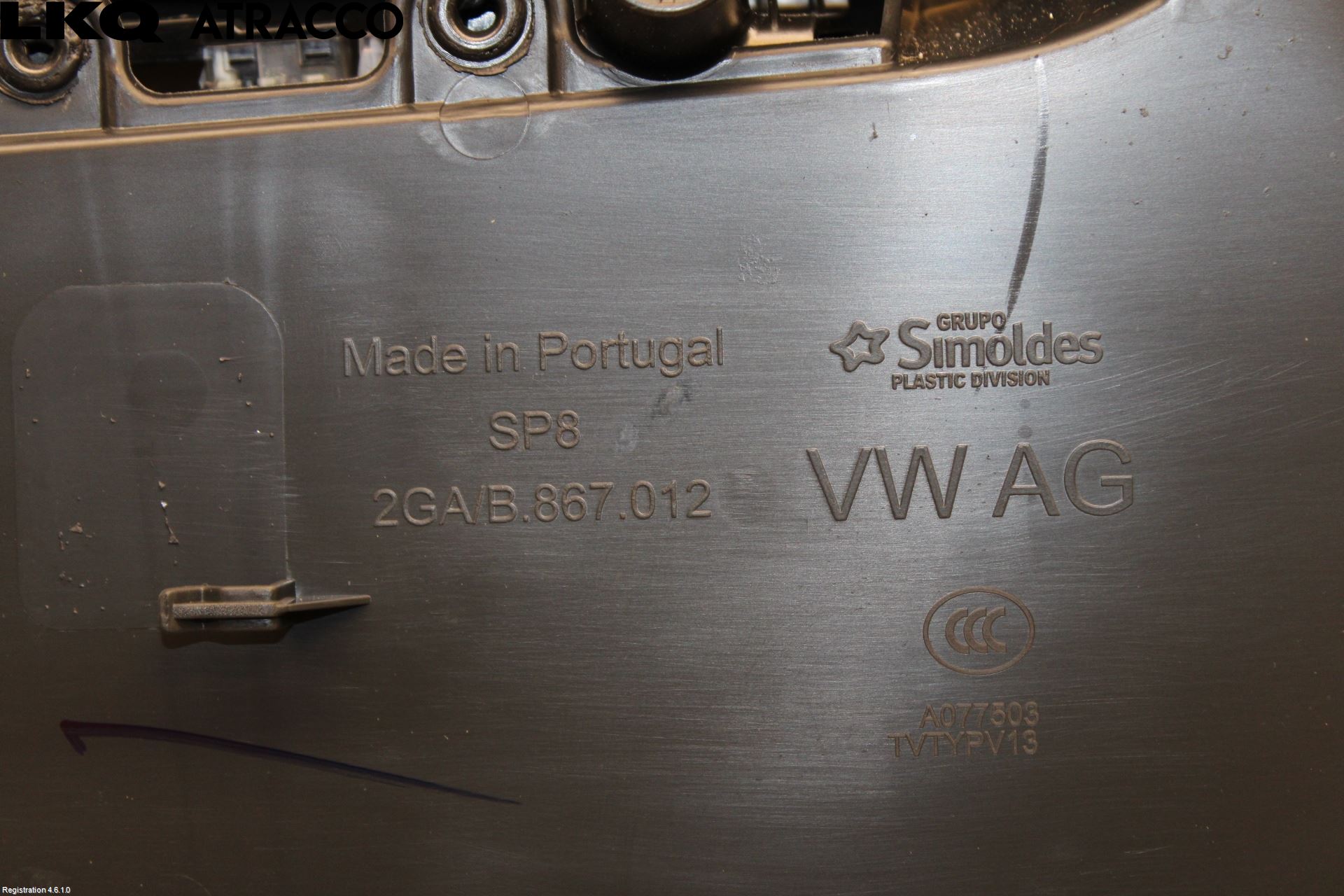 Volkswagen VW T-ROC 18- Innr Dørtrekk Høyre