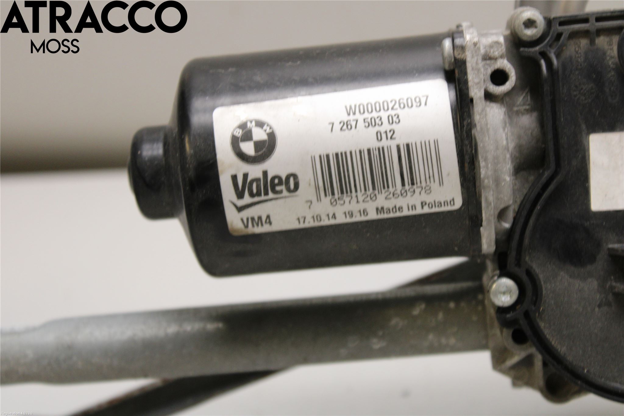 BMW 3 F30/F31/F80 12-19 Viskermotor Frontrute