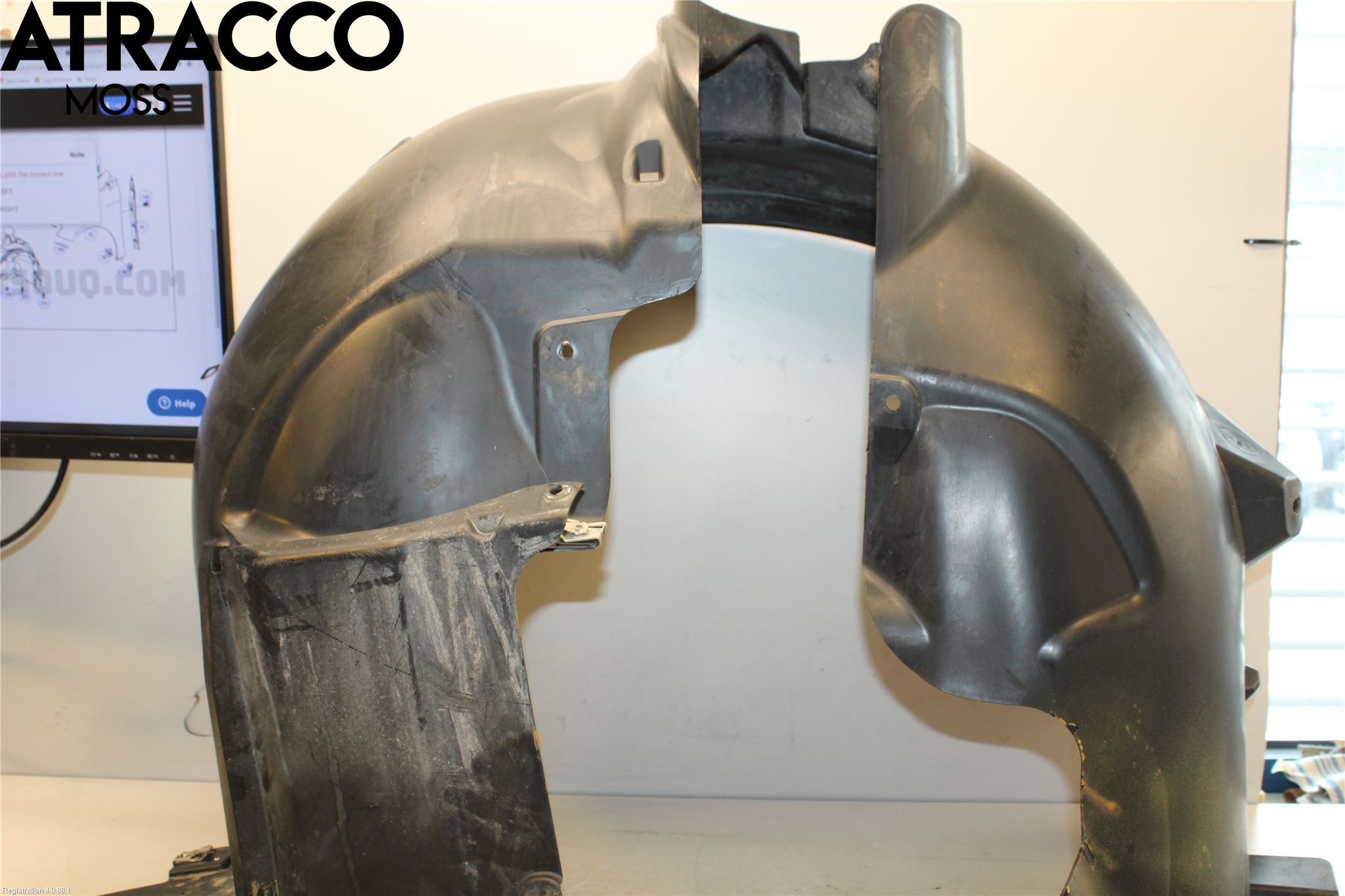 Mercedes-Benz MB B-KLASS (W246/W242) 12-19 Skjerm Indre