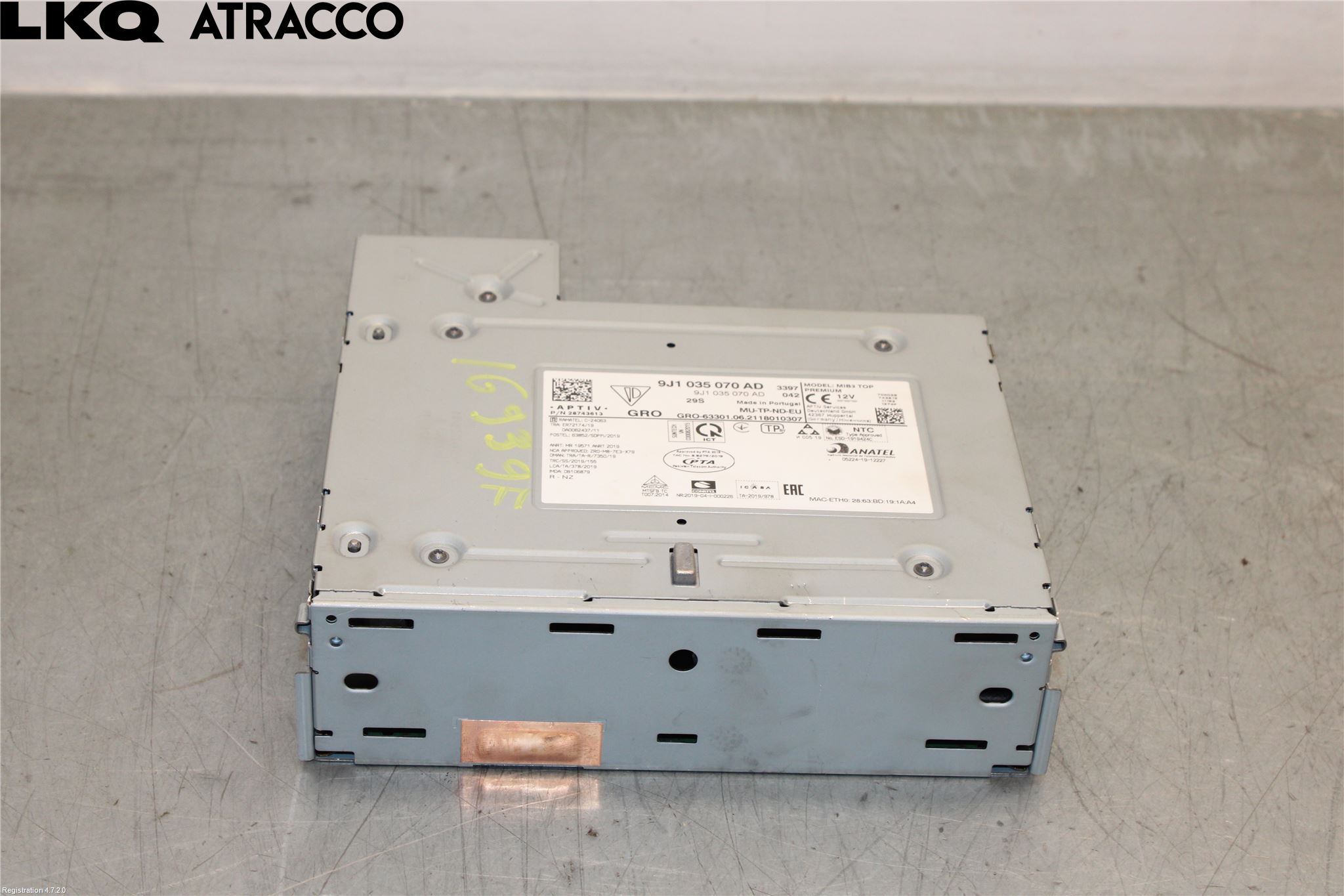 Porsche TAYCAN 20- Stereo Radio