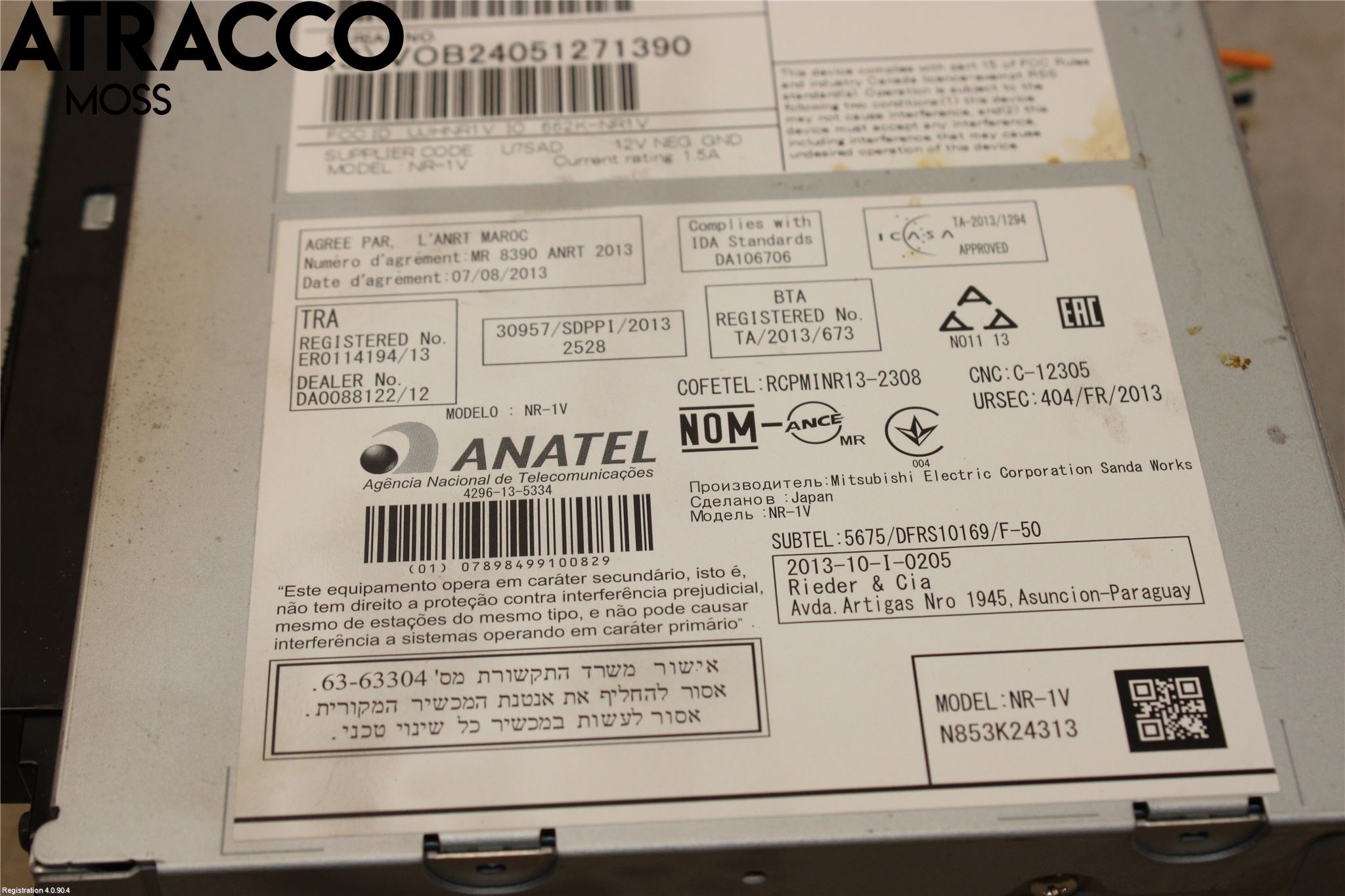 Volvo V40 12-19 Stereo Radio Med Cd