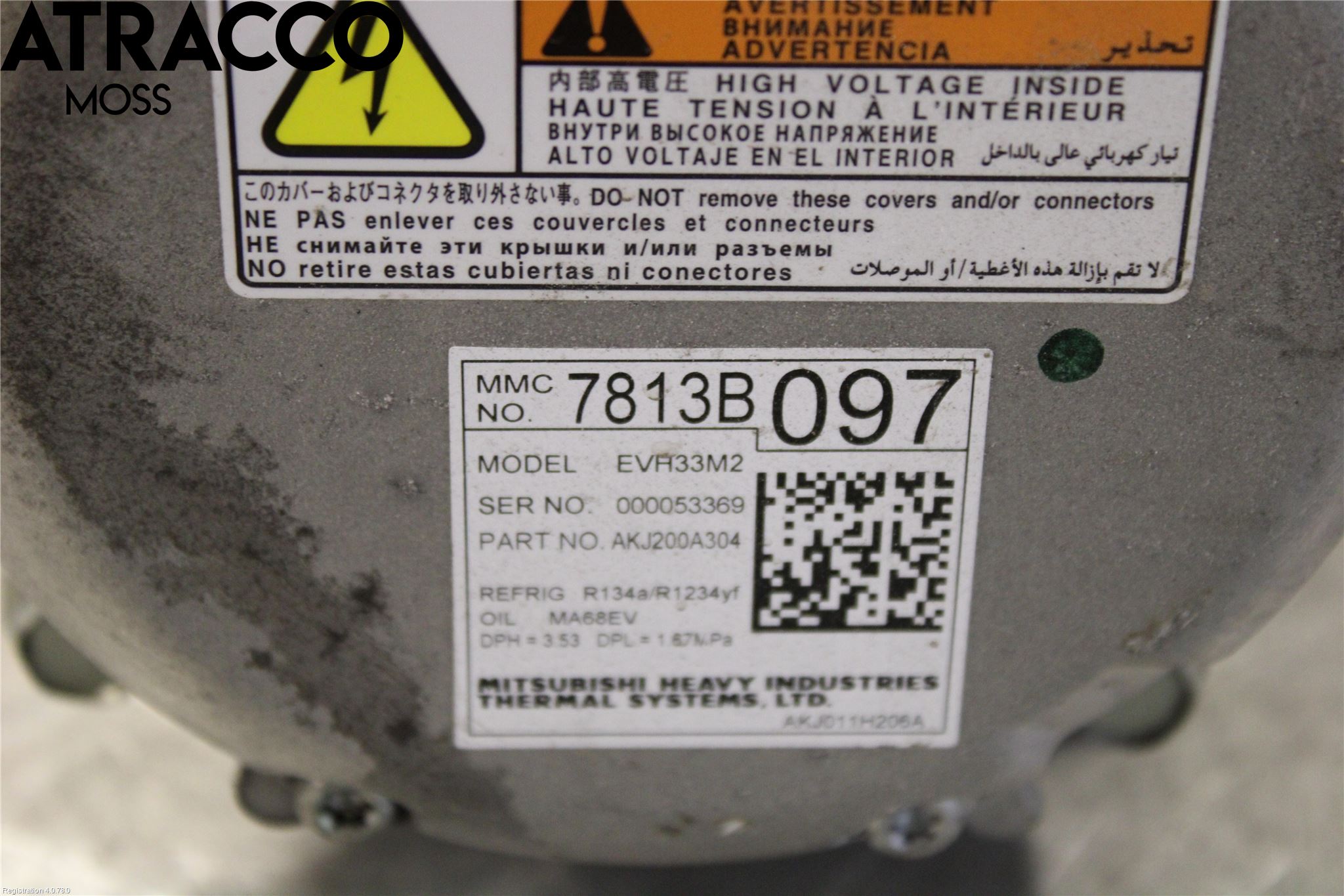 Mitsubishi OUTLANDER 13-21 Varme Ac Kompressor