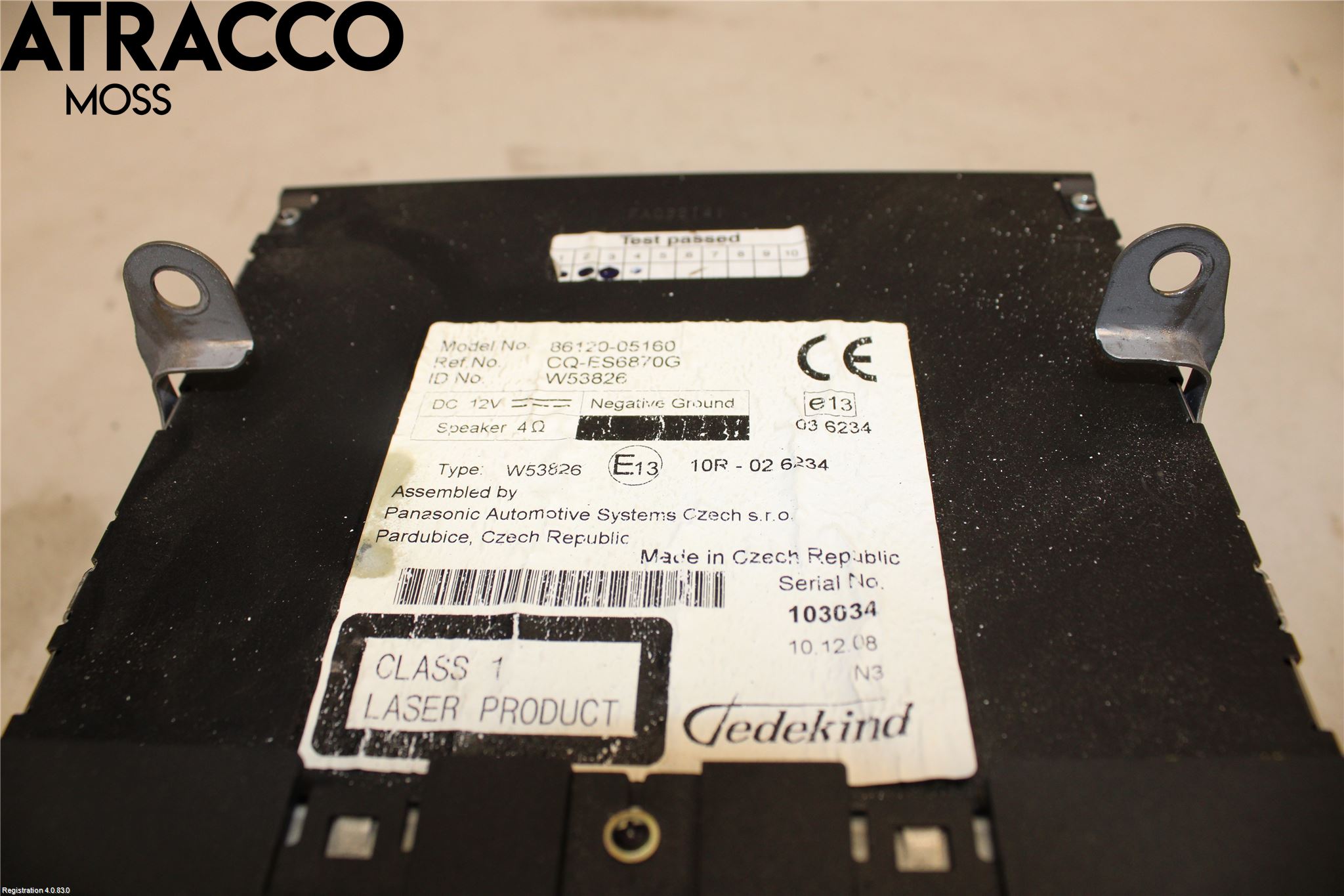 Toyota AVENSIS 09-15 Stereo Radio