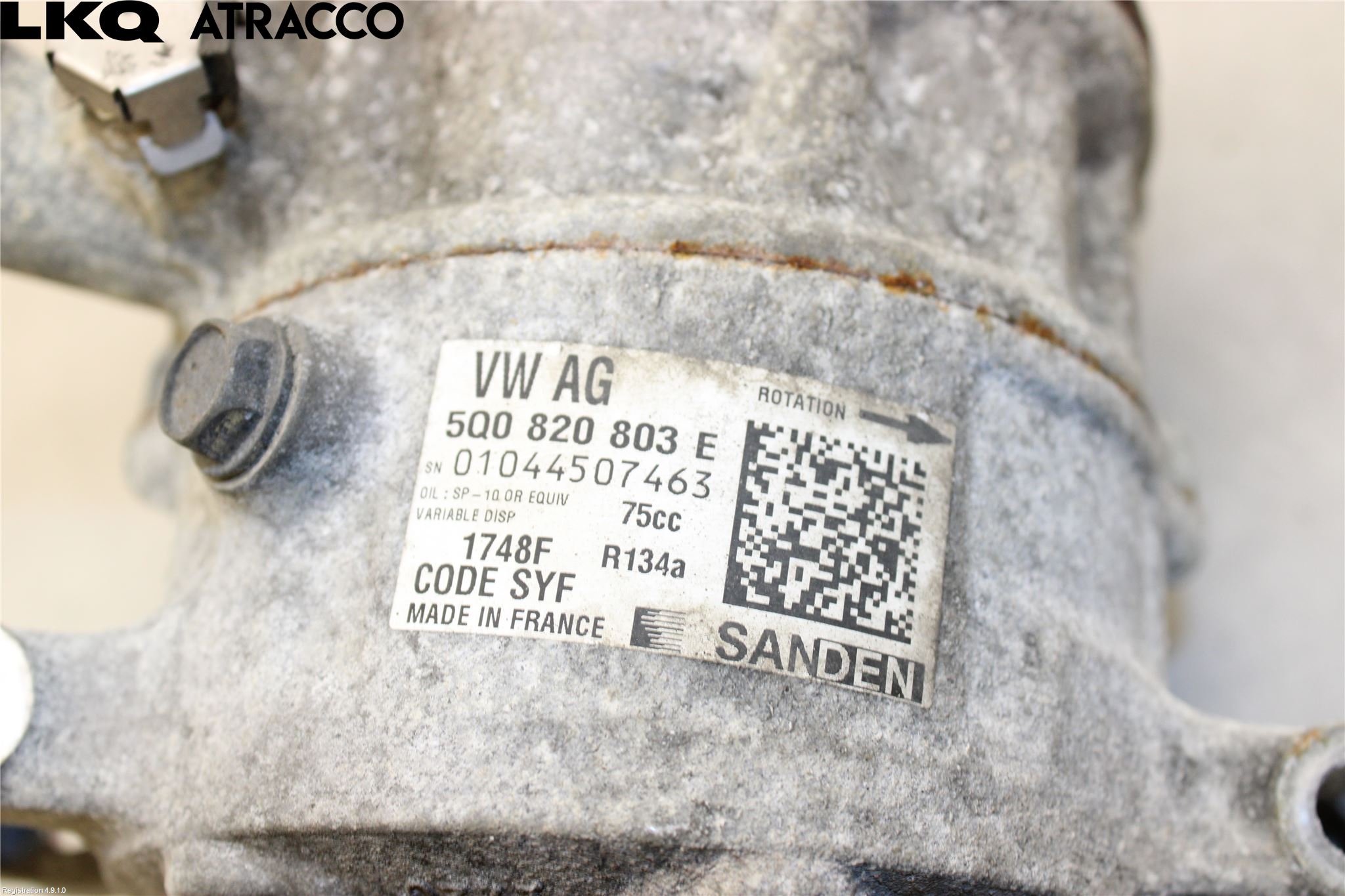 Volkswagen VW POLO 10-17 Varme Ac Kompressor